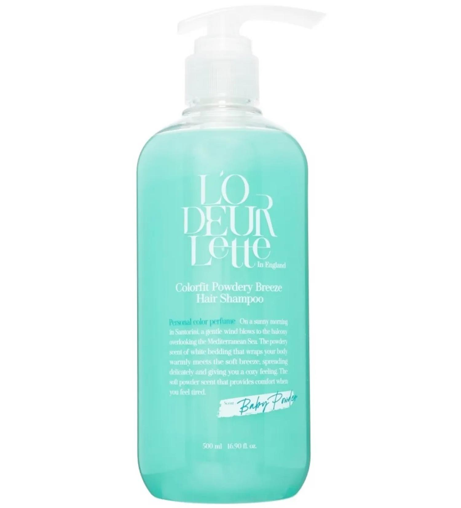L'odeurlette Oder Colorfit Powdery Breeze Shampoo Female 500ml