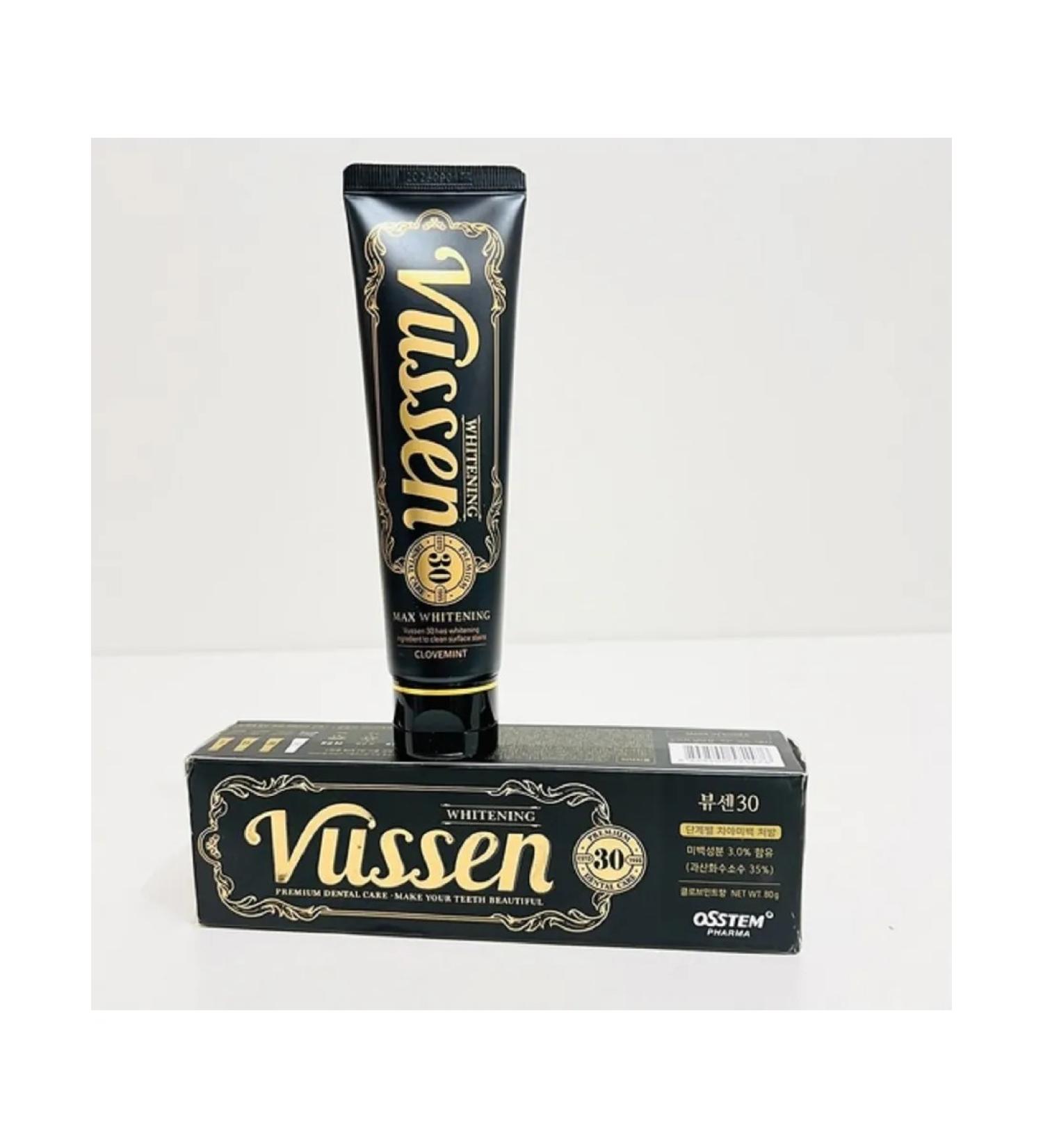 VUSSEN Toothpaste (80g) Max Whitening 30 STEP-BY-STEP-Products - Buy Online on GoSupps.com