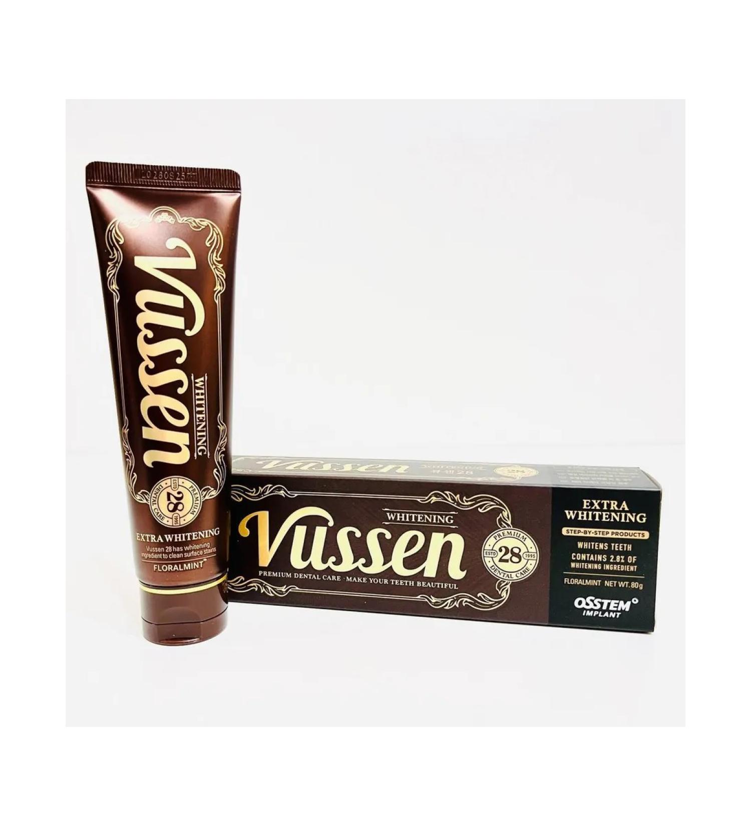VUSSEN Toothpaste (80g) Extra Whitening 28 STEP-BY-STEP-Products - Buy Online on GoSupps.com
