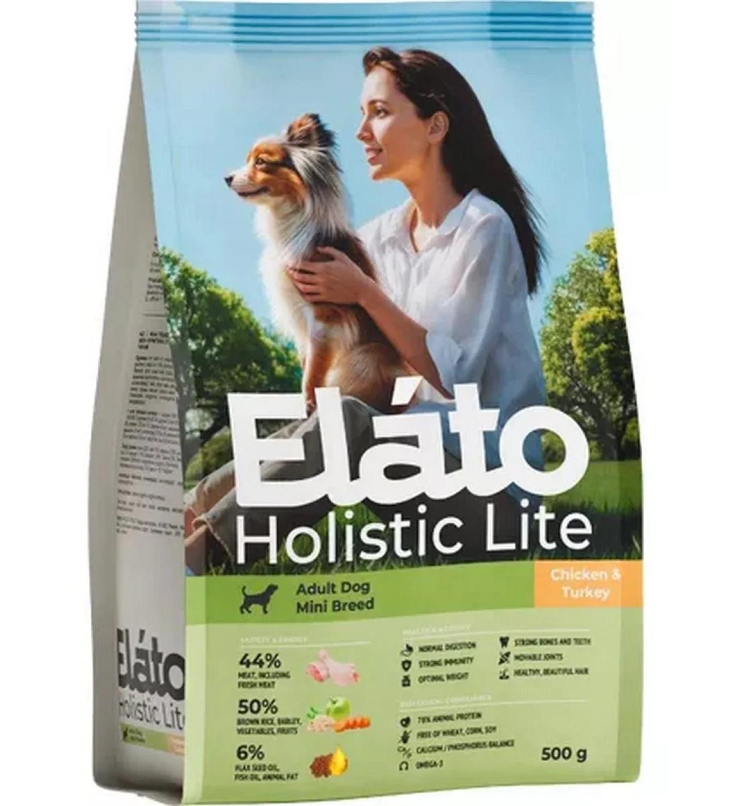 Elato Lite for dogs of small breeds - chicken and turkey 500g - Buy Online on GoSupps.com