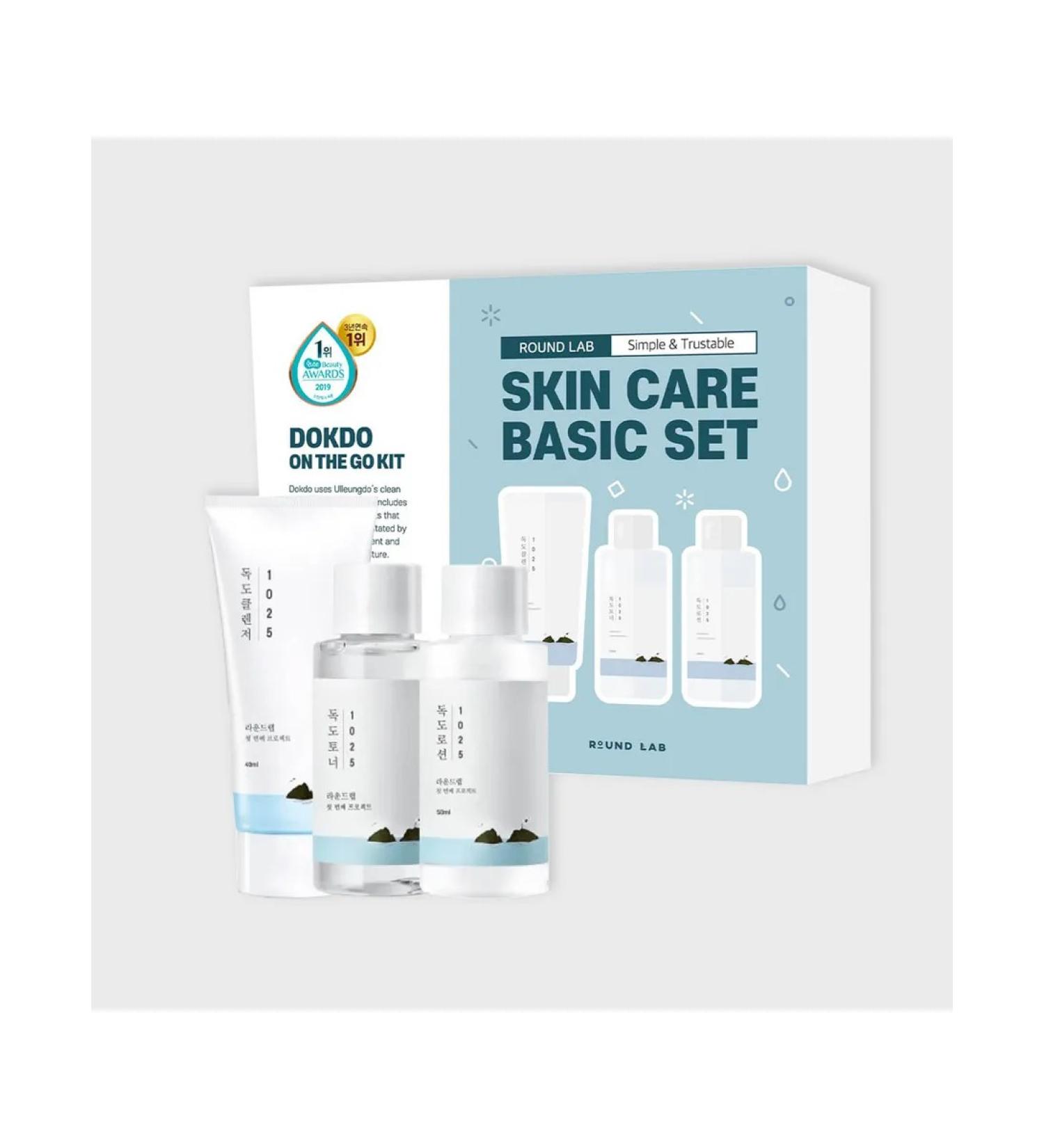 Korean facial care Round Lab set of miniatures 1025 Dokdo Round Lab - Buy Online on GoSupps.com