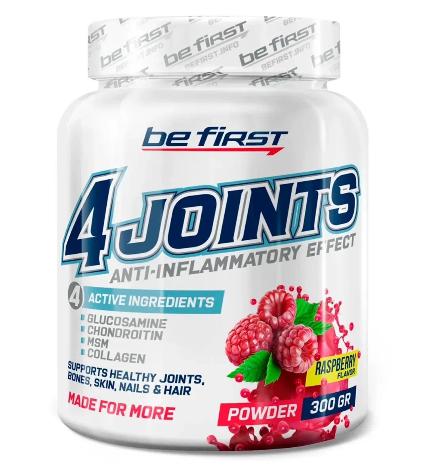 Be First Glucosamine chondroitin MSM 4Joints raspberries