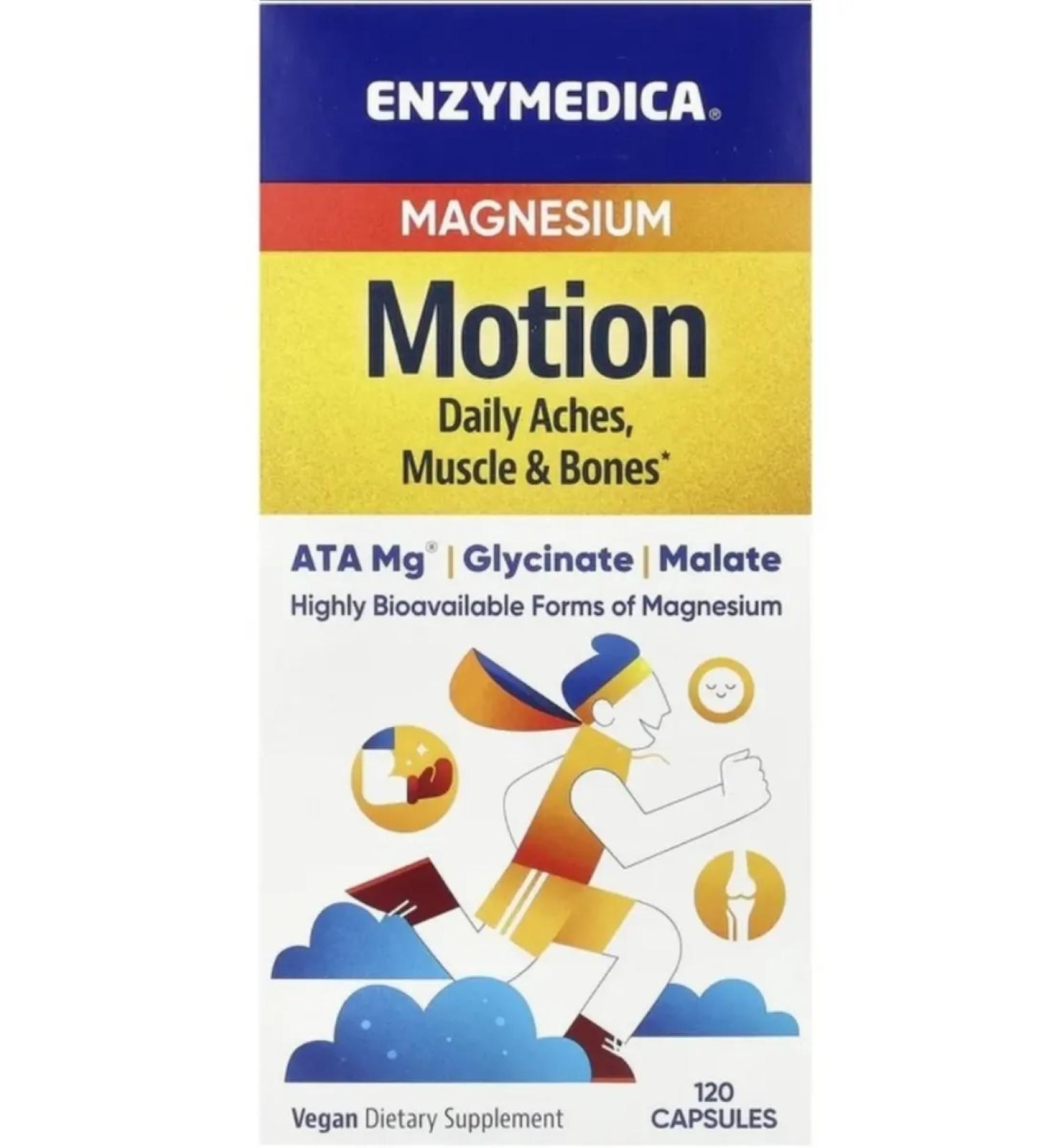 enzymedica Magnesium Motion magnesium 120 caps - Buy Online on GoSupps.com