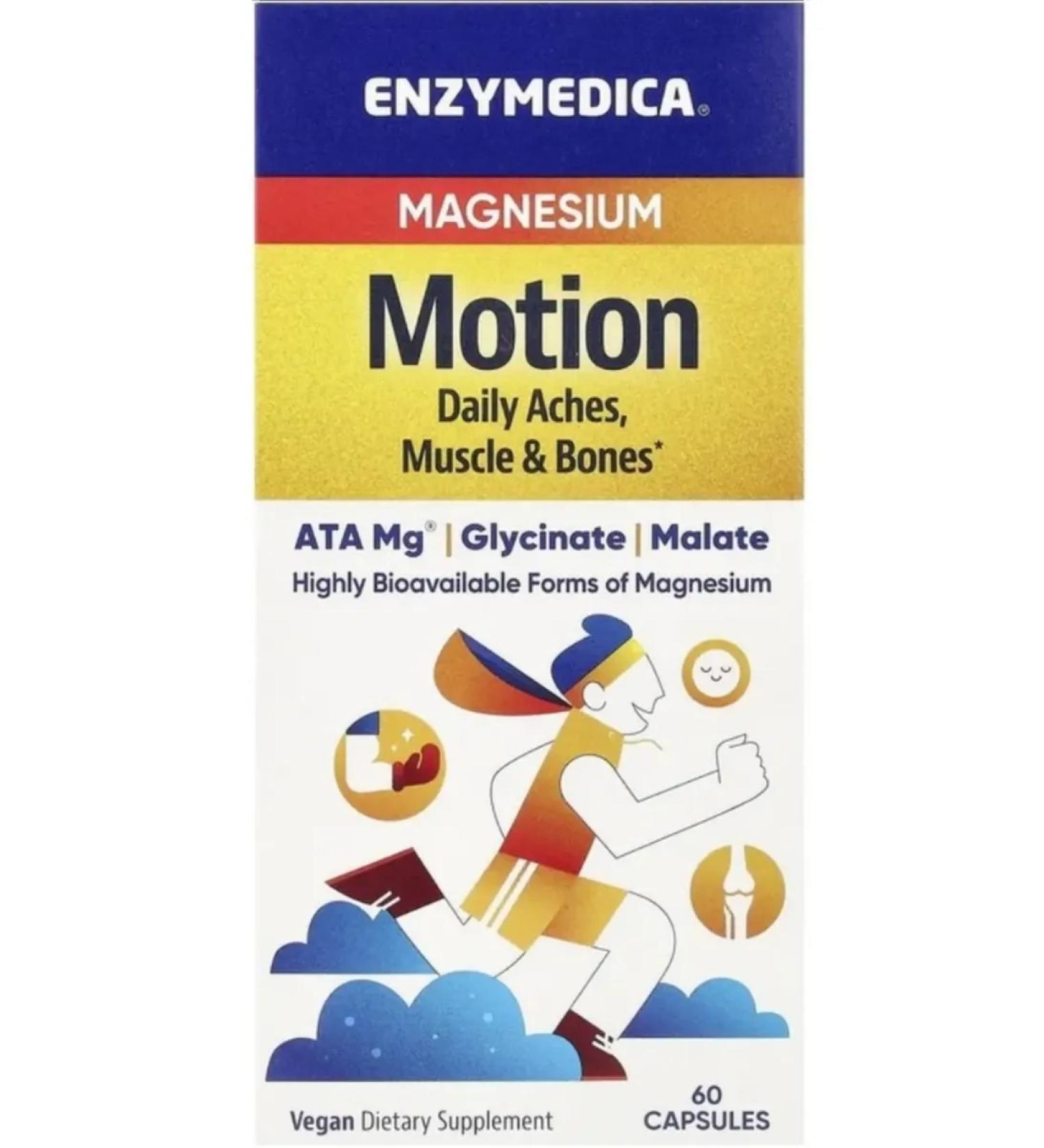 enzymedica Magnesium Motion magnesium 60 caps - Buy Online on GoSupps.com