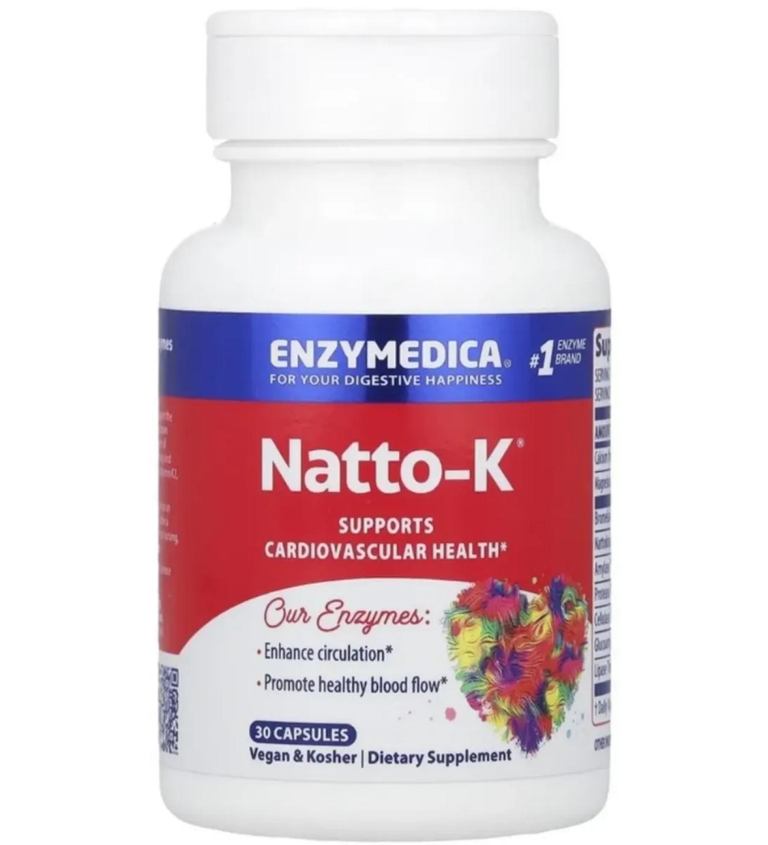 enzymedica NATTO-K FEELDS FOR THE WEARS 30 Capsules