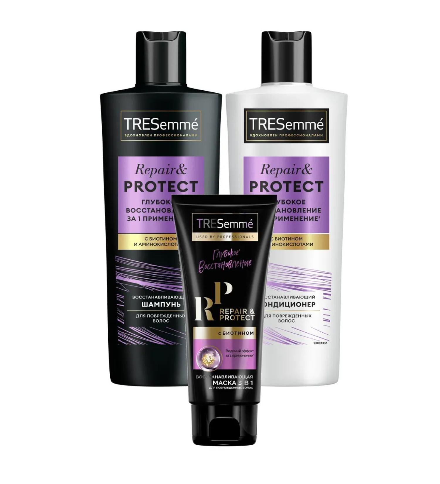 TRESemme Repair & Protect Shampoo+air conditioning+mask 400+400+200ml - Buy Online on GoSupps.com
