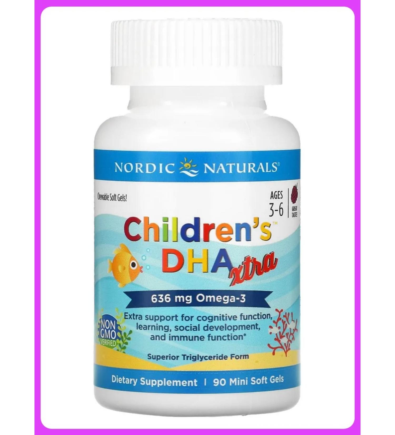 Nordic Naturals Omega-3 for children 636 mg 90 mini-tabllets - Buy Online on GoSupps.com