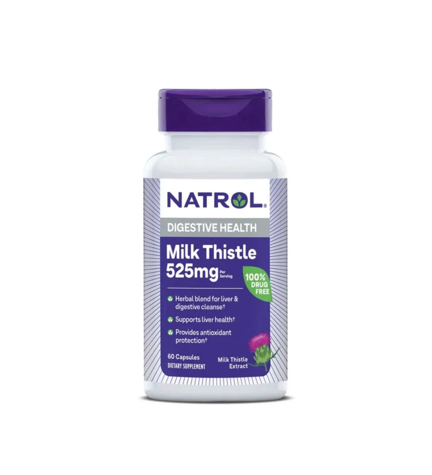 NATROL Vitamins for the liver milk thistle Silimarin - Buy Online on GoSupps.com