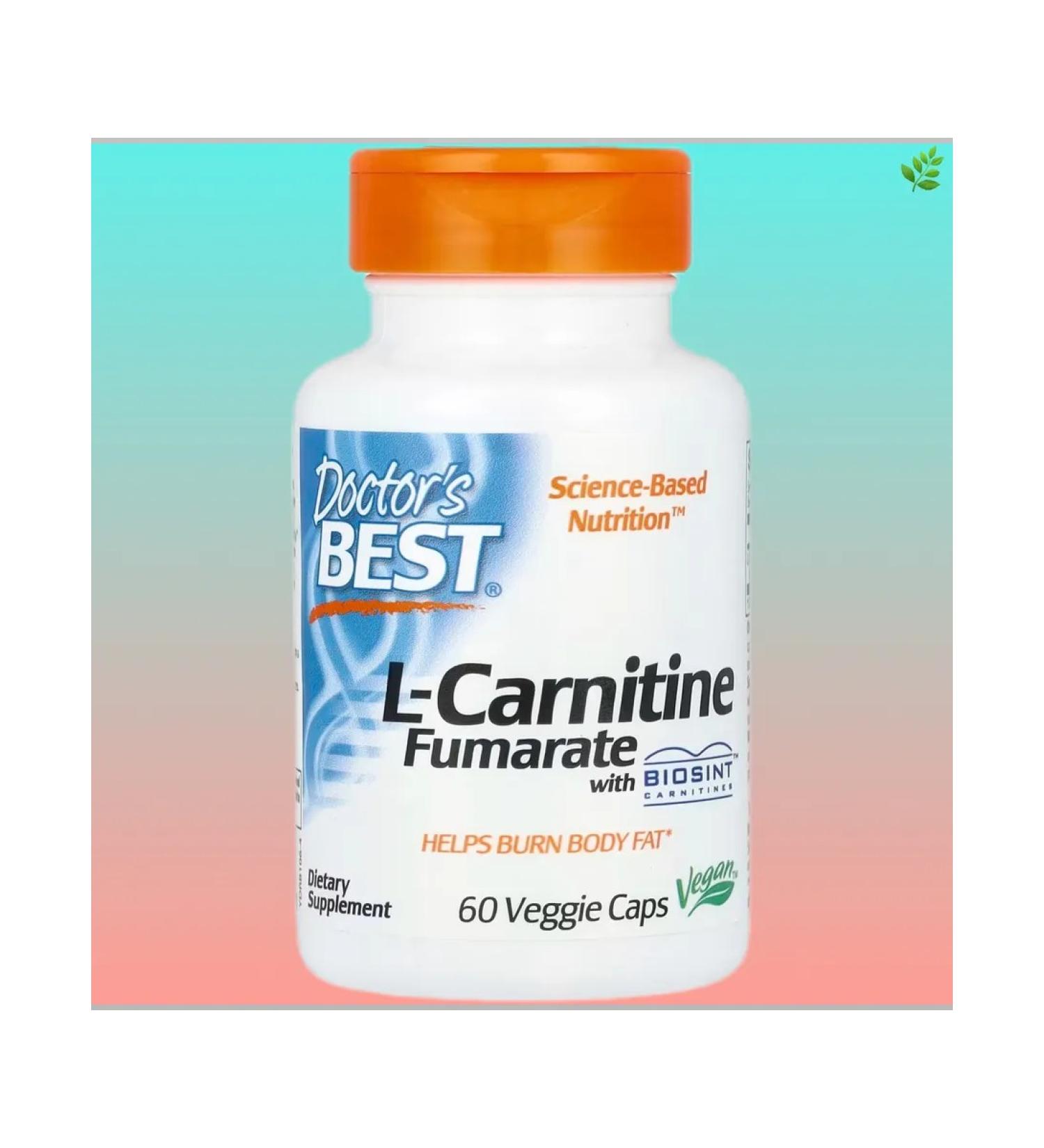 Doctor's Best L-Carnitin Fumarat with Biosint-Carnitine 60 capsules