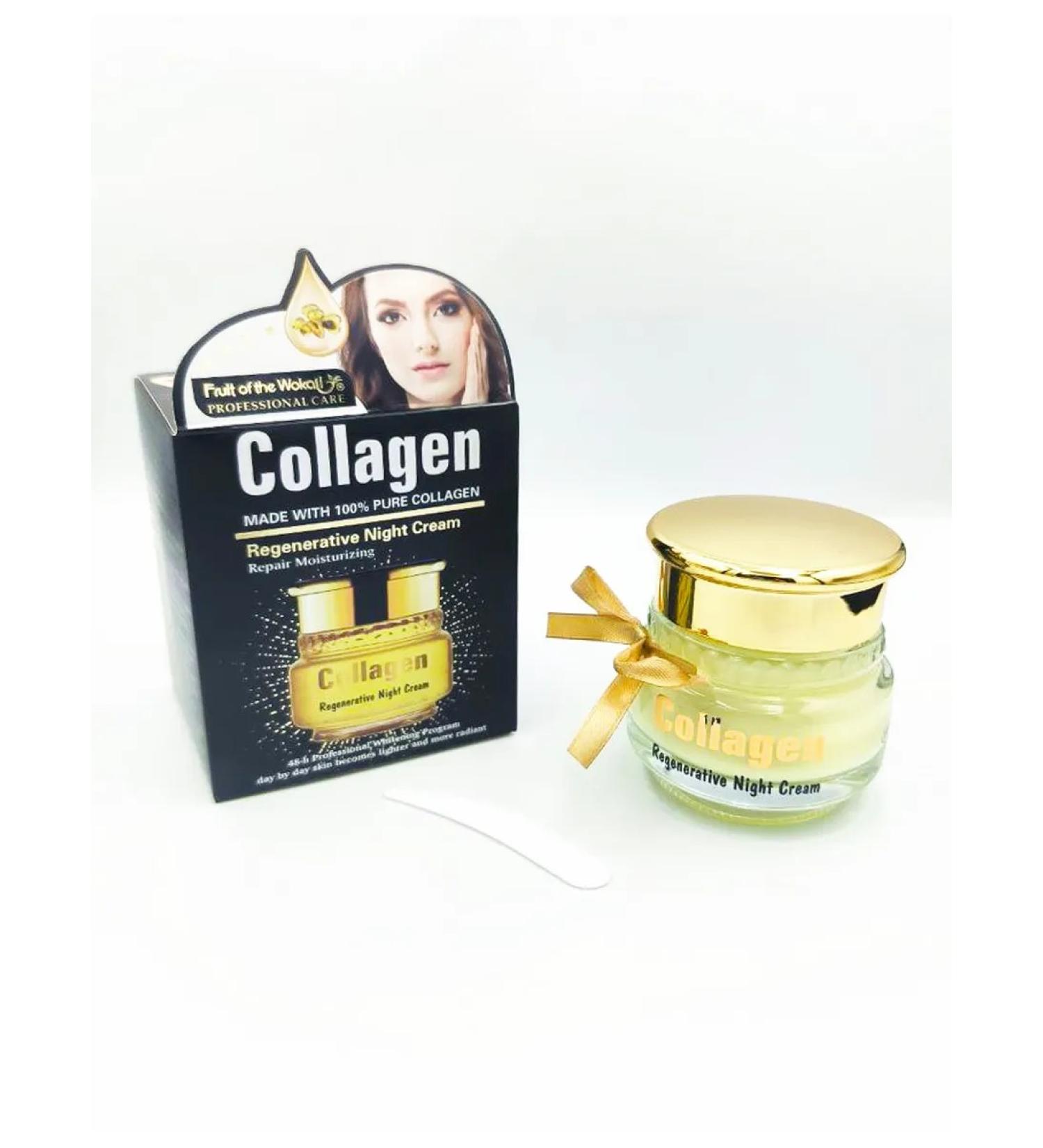 Wokali Original. Crem for the face of the night collagen - Buy Online on GoSupps.com