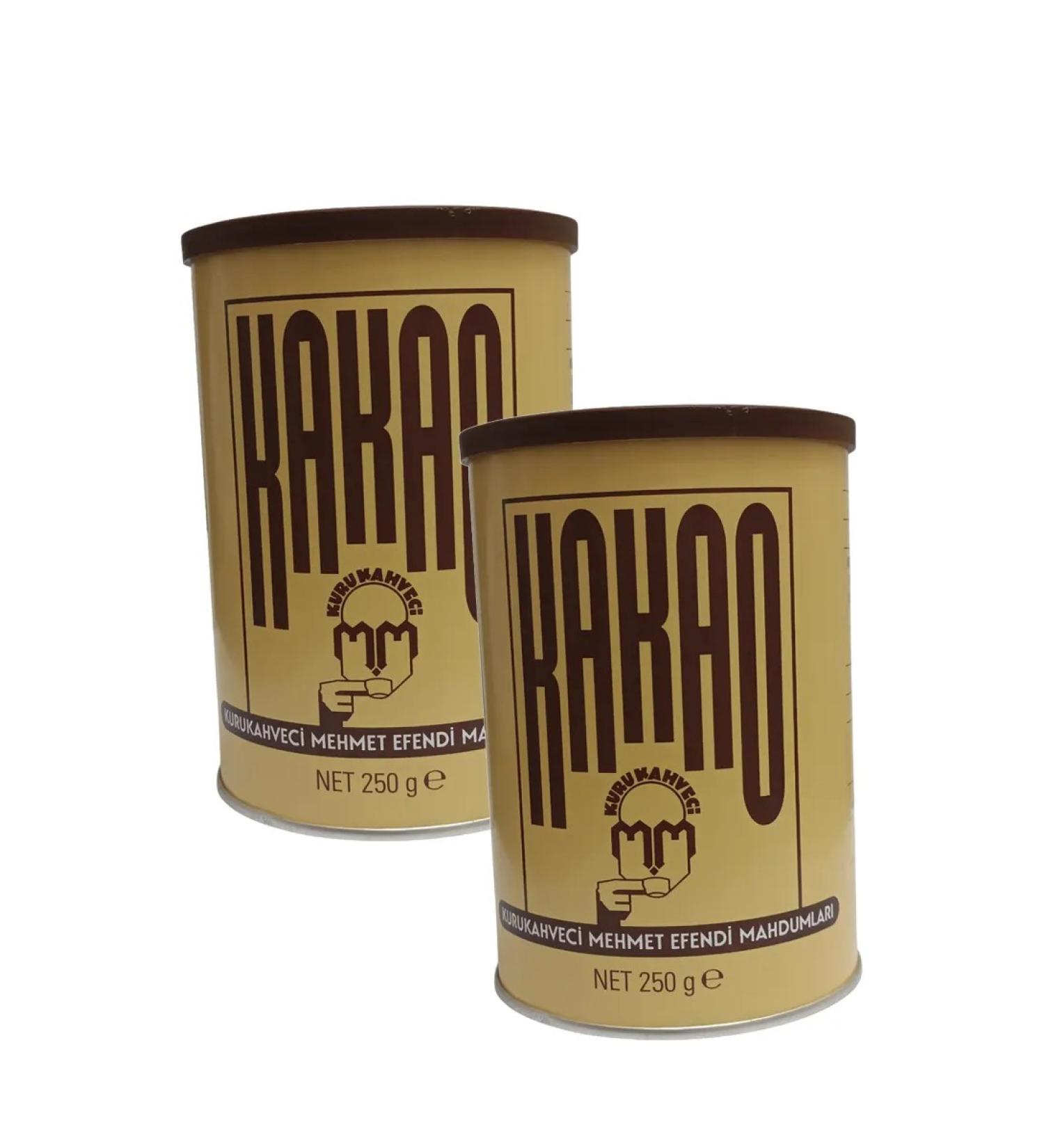 KURUKAHVECI MEHMET EFENDI Turkish cocoa Mehmet Efendi 2 pcs 250 gr. - Buy Online on GoSupps.com