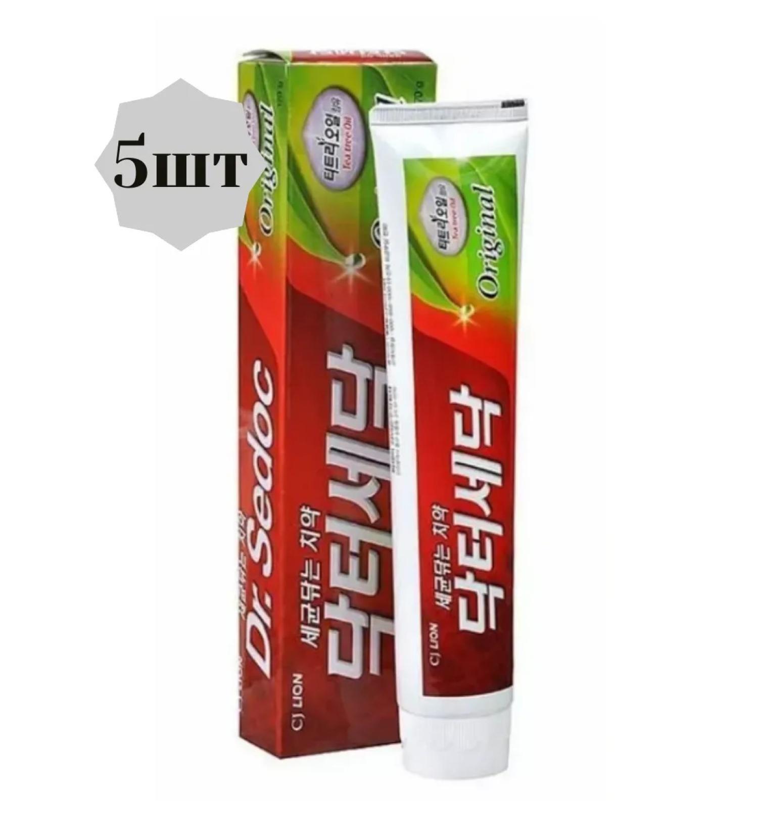 LION Toothpaste with an extract of tea tree oil 100g 5pcs