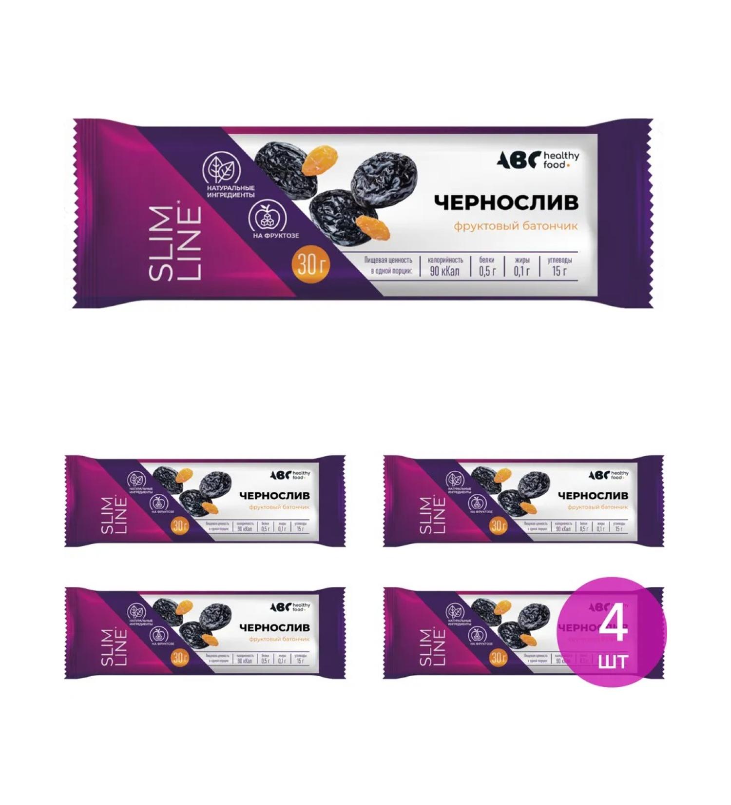 ABC Healthy Food Fruit diet bar with prunes 30g 4 pcs