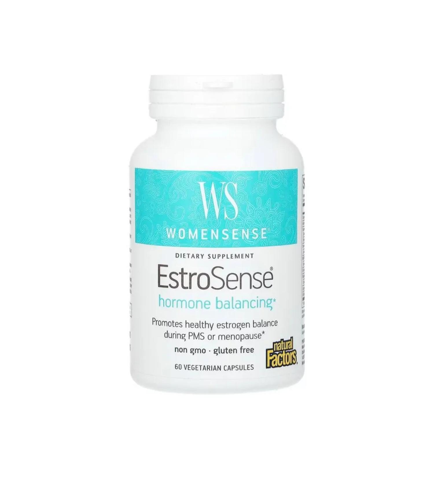 Natural Factors Estrosense estrose hormonal balance 60 capsules