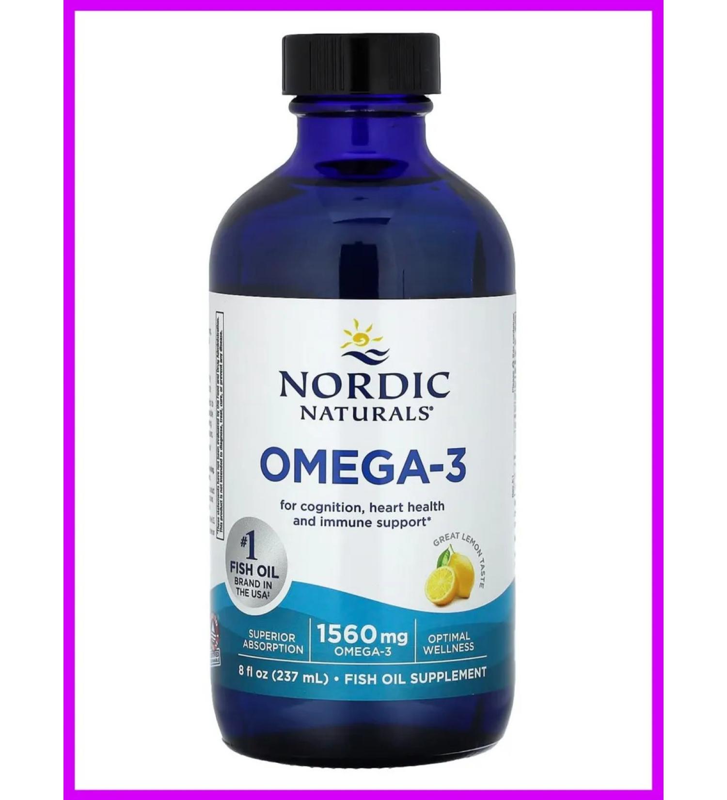 Nordic Naturals Omega-3 1560 mg 237 ml