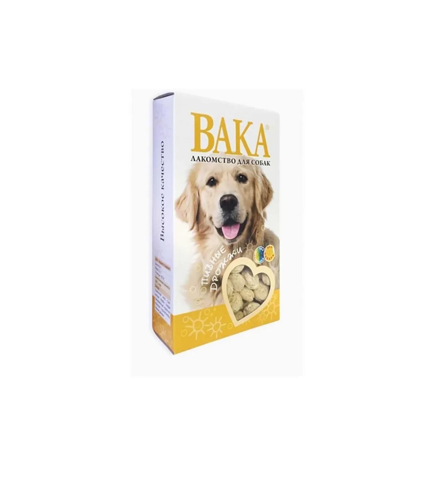 VAKA A treat with vitamins d. Sobak beer yeast 100g