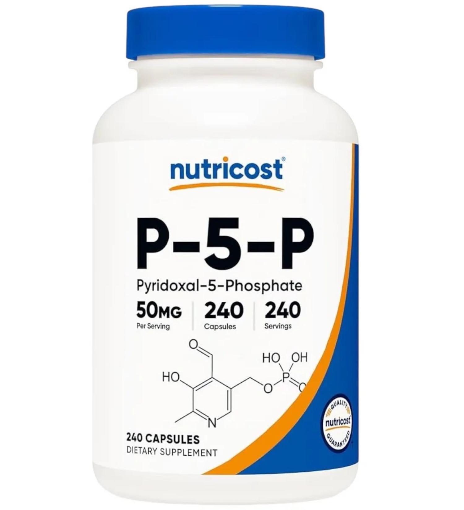 Nutricost P-5-P Pyridoxal-5'-phosphate vitamin b6 - Buy Online on GoSupps.com
