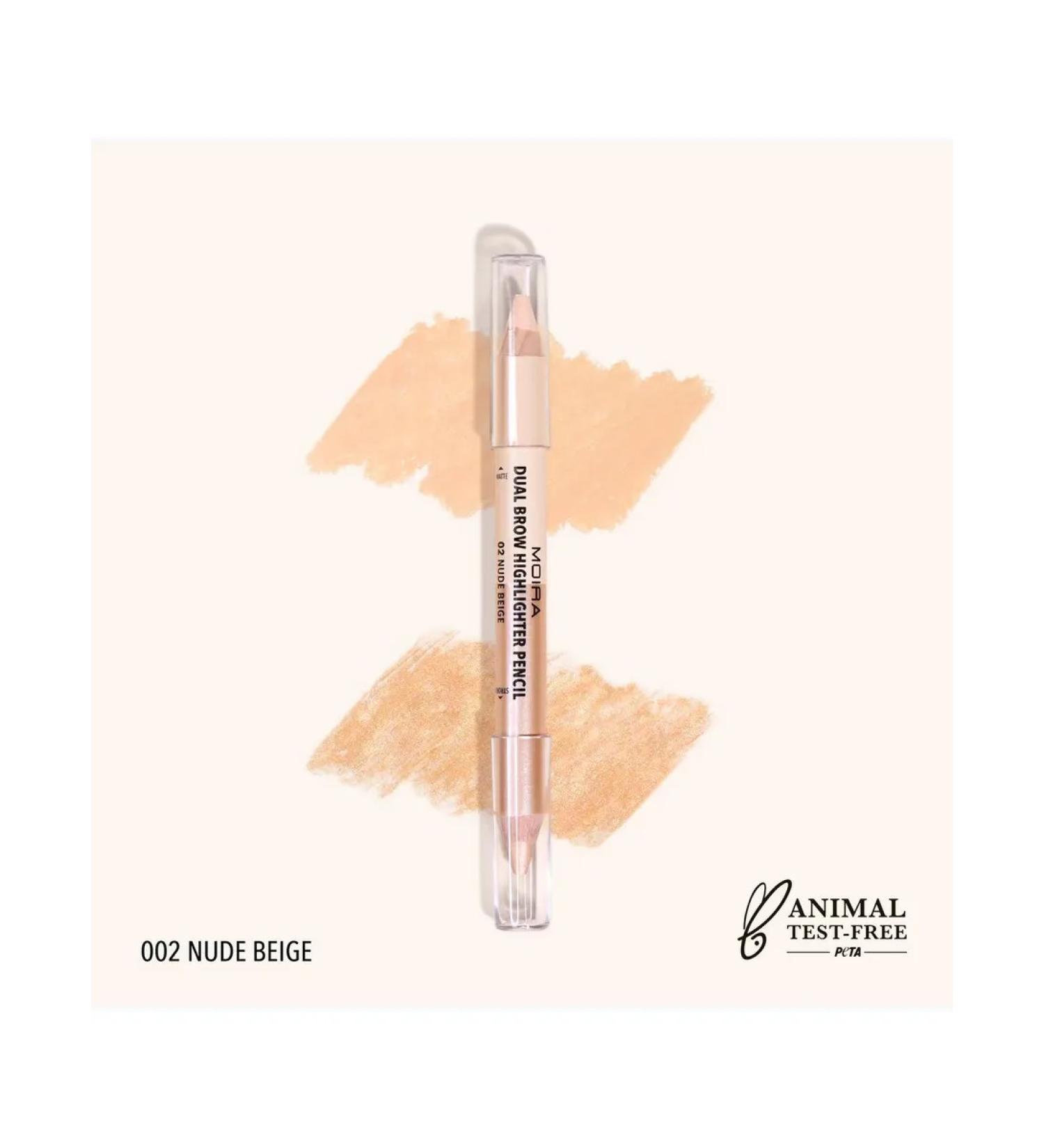 MOIRA Dual Brow (2 Nude Beige) pencil. - Buy Online on GoSupps.com