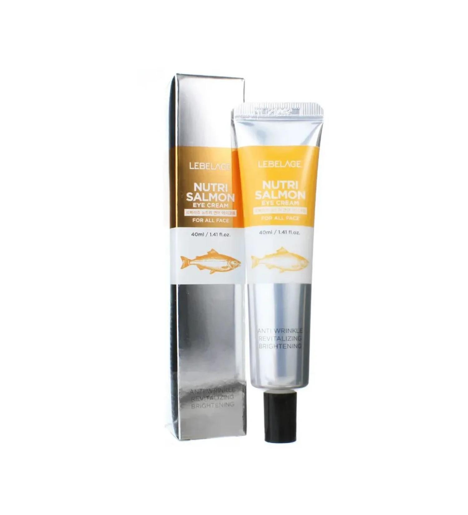 Lebelage Skin cream around the eyes with salmon oil Nutri saline