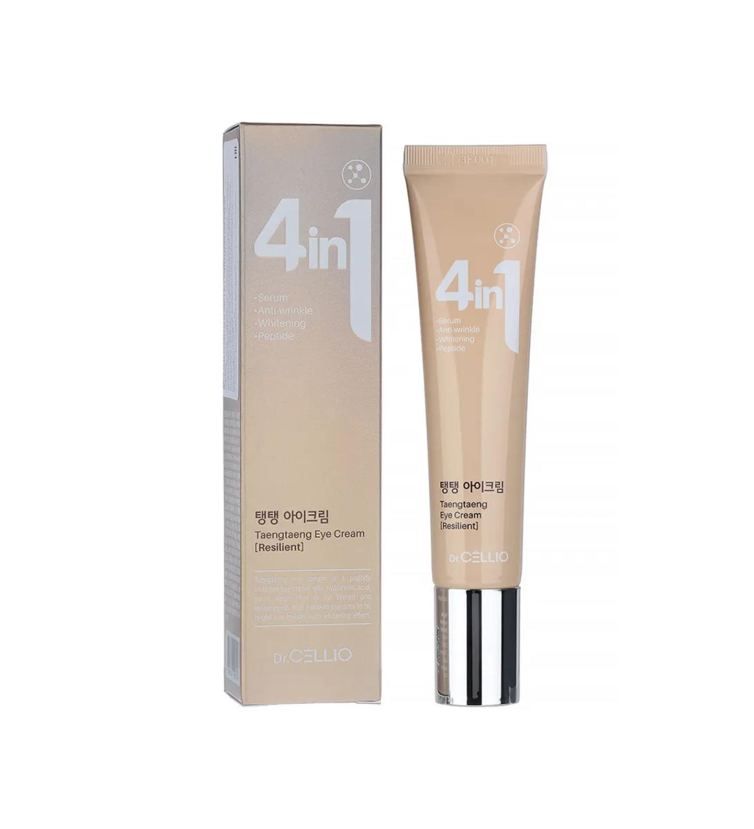 Dr CELLIO Skin cream around the eyes with peptides 4 in 1 tableg