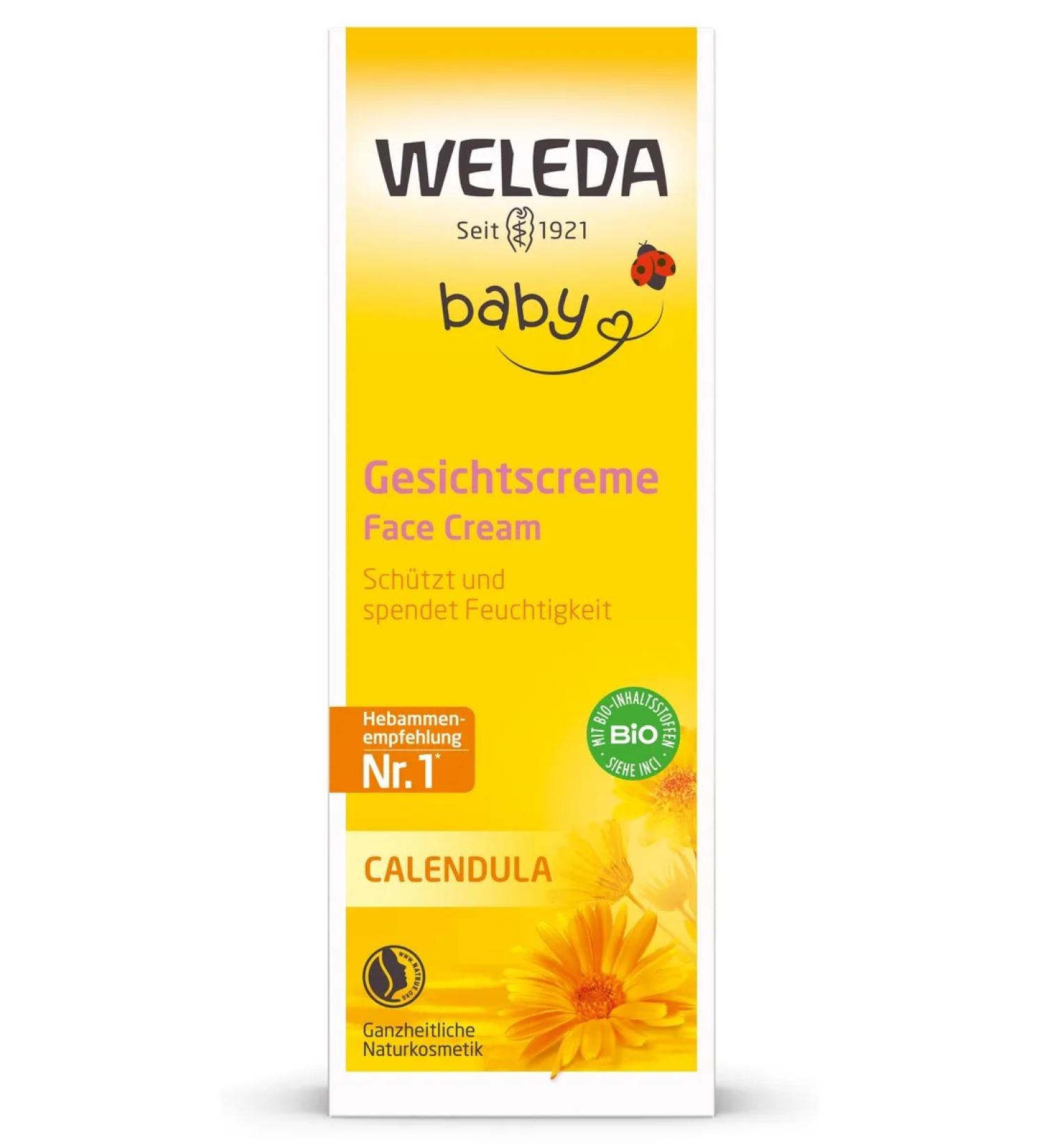 WELEDA Veled Children's cream calendula for face 0+ years old 50ml