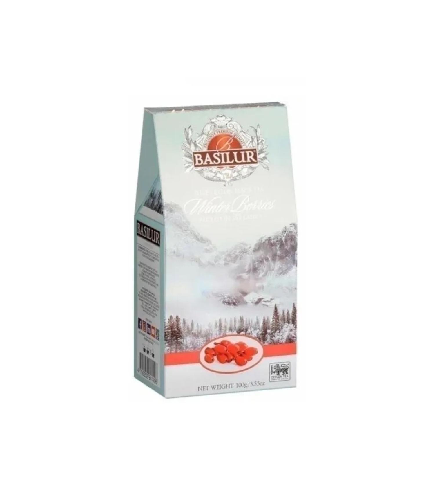 Tea Black Basilur Winter Berries Barbaris 100 grams - Buy Online on GoSupps.com