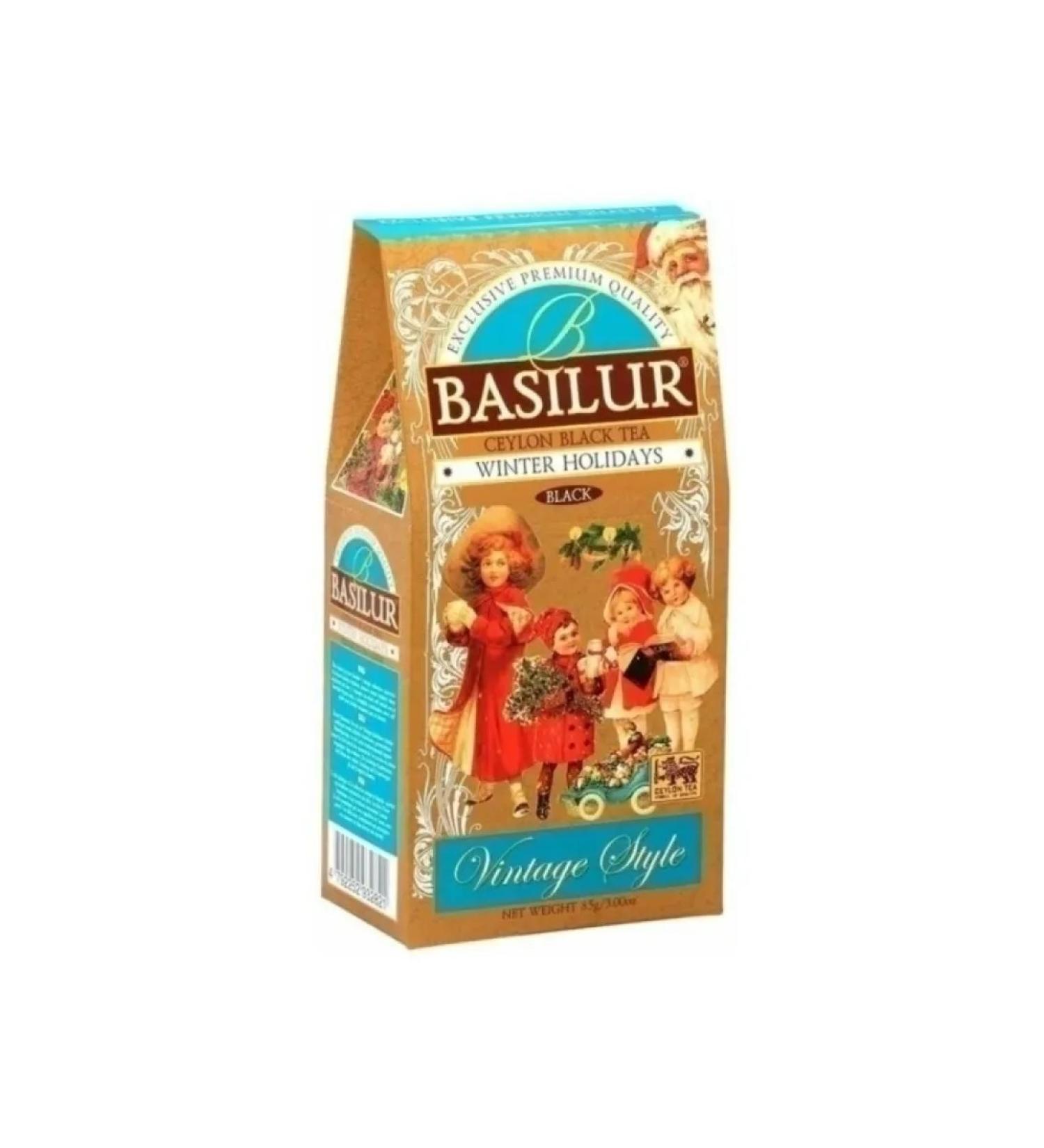 Tea black basilur winter holidays 85 grams - Buy Online on GoSupps.com
