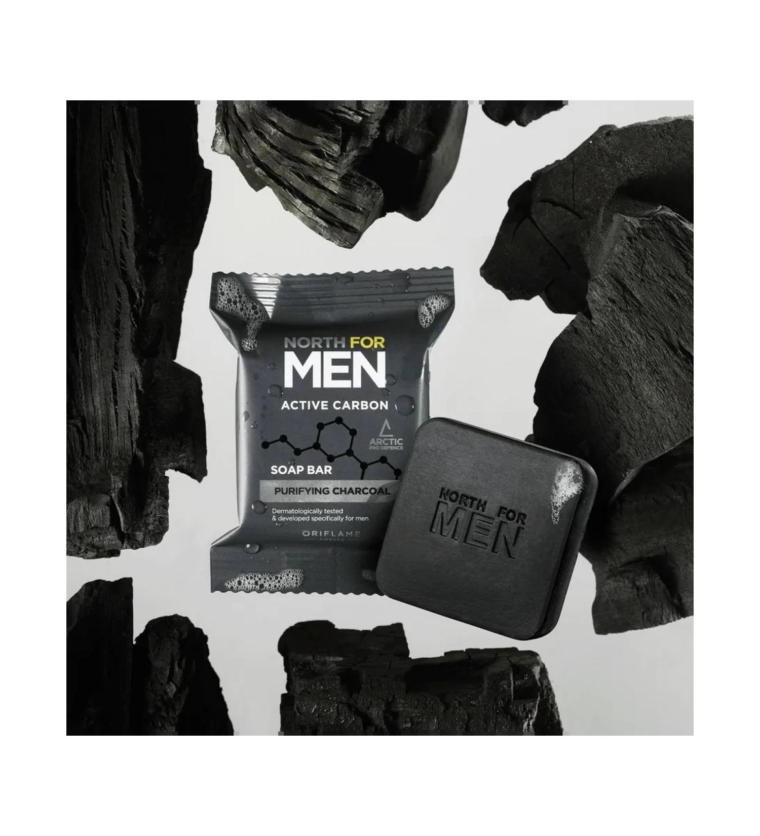 Oriflame Soap for men North For Men Activ Carbon Poland - Buy Online on GoSupps.com