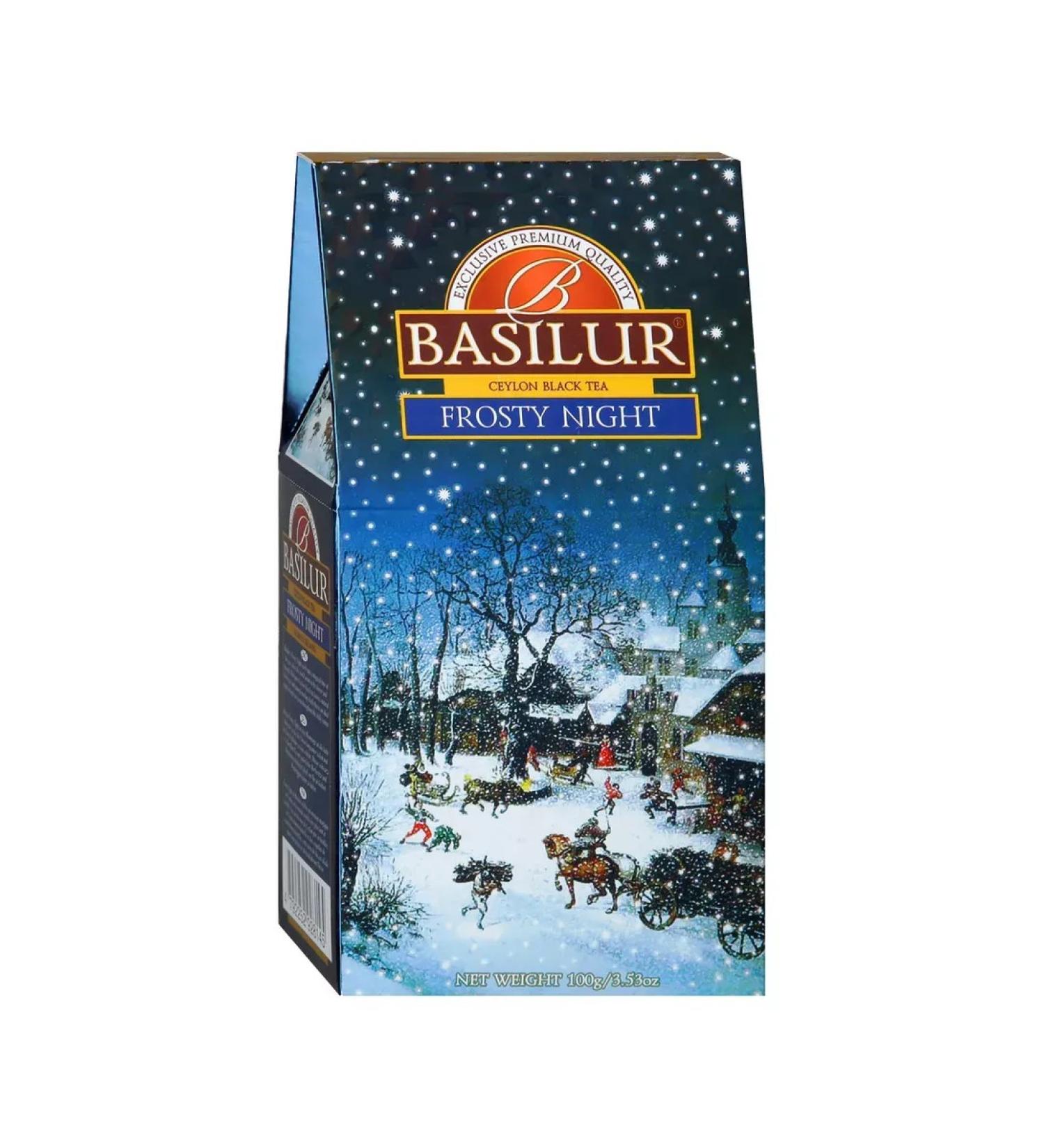 Tea black basilur frosty night 100 g