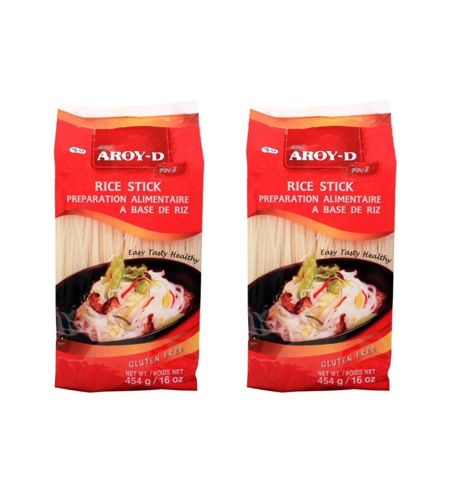 Aroy-D Rice noodles 1 mm 454 g 2 pcs