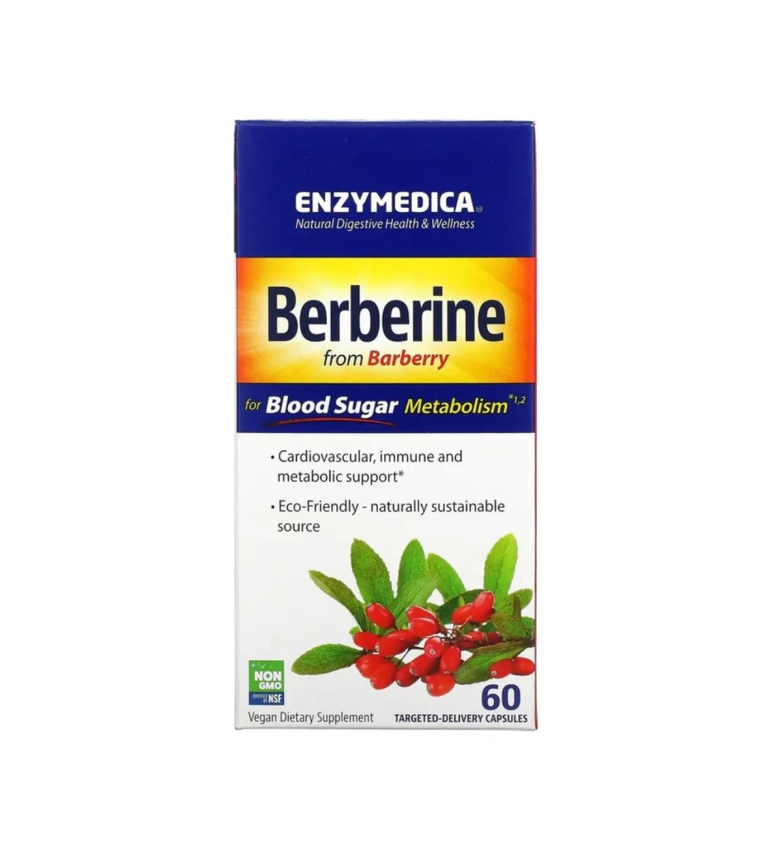 enzymedica Berberin extract 500 mg 60 capsules - Buy Online on GoSupps.com