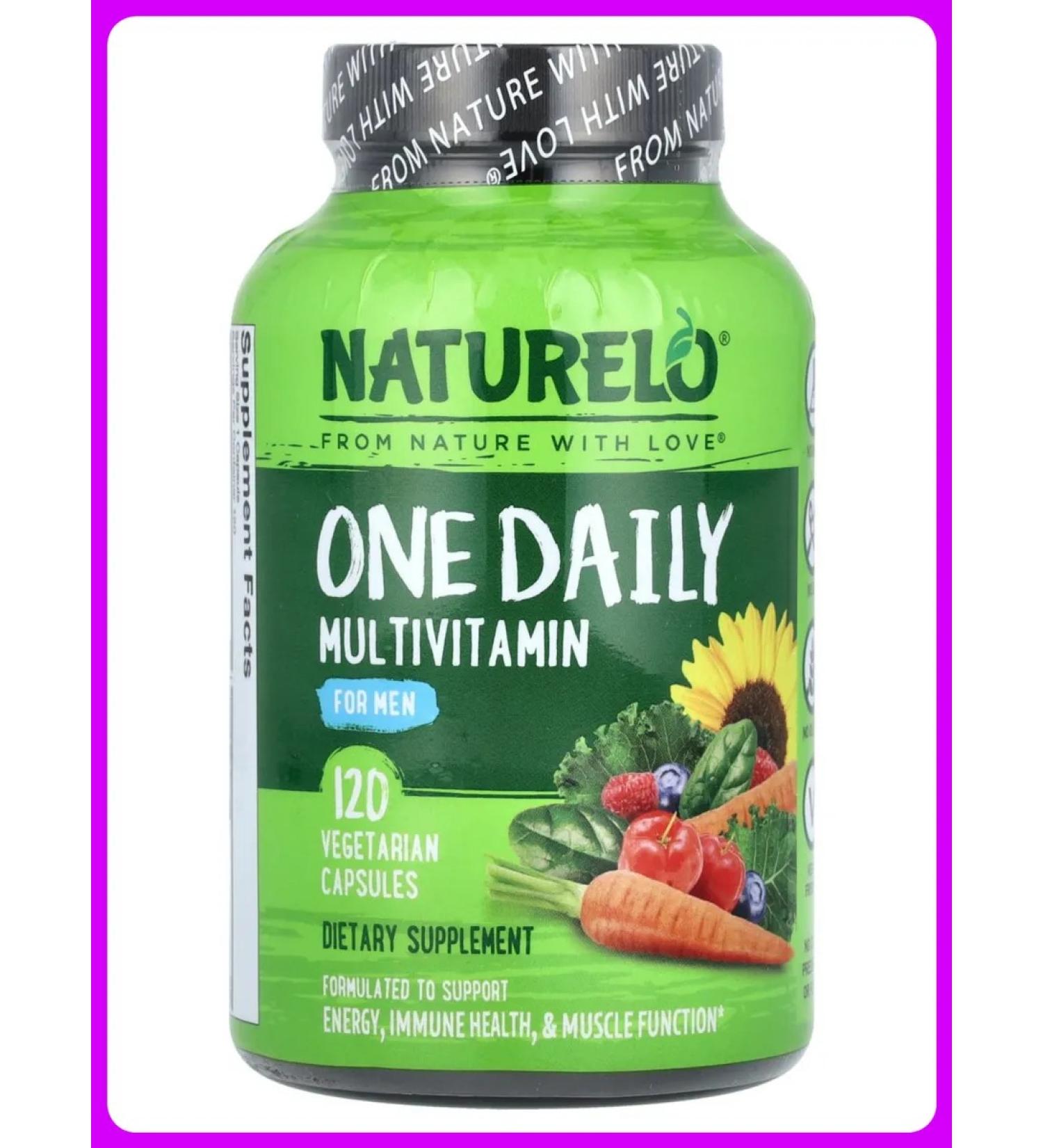 NATURELO Multivitamins for men 120 capsules