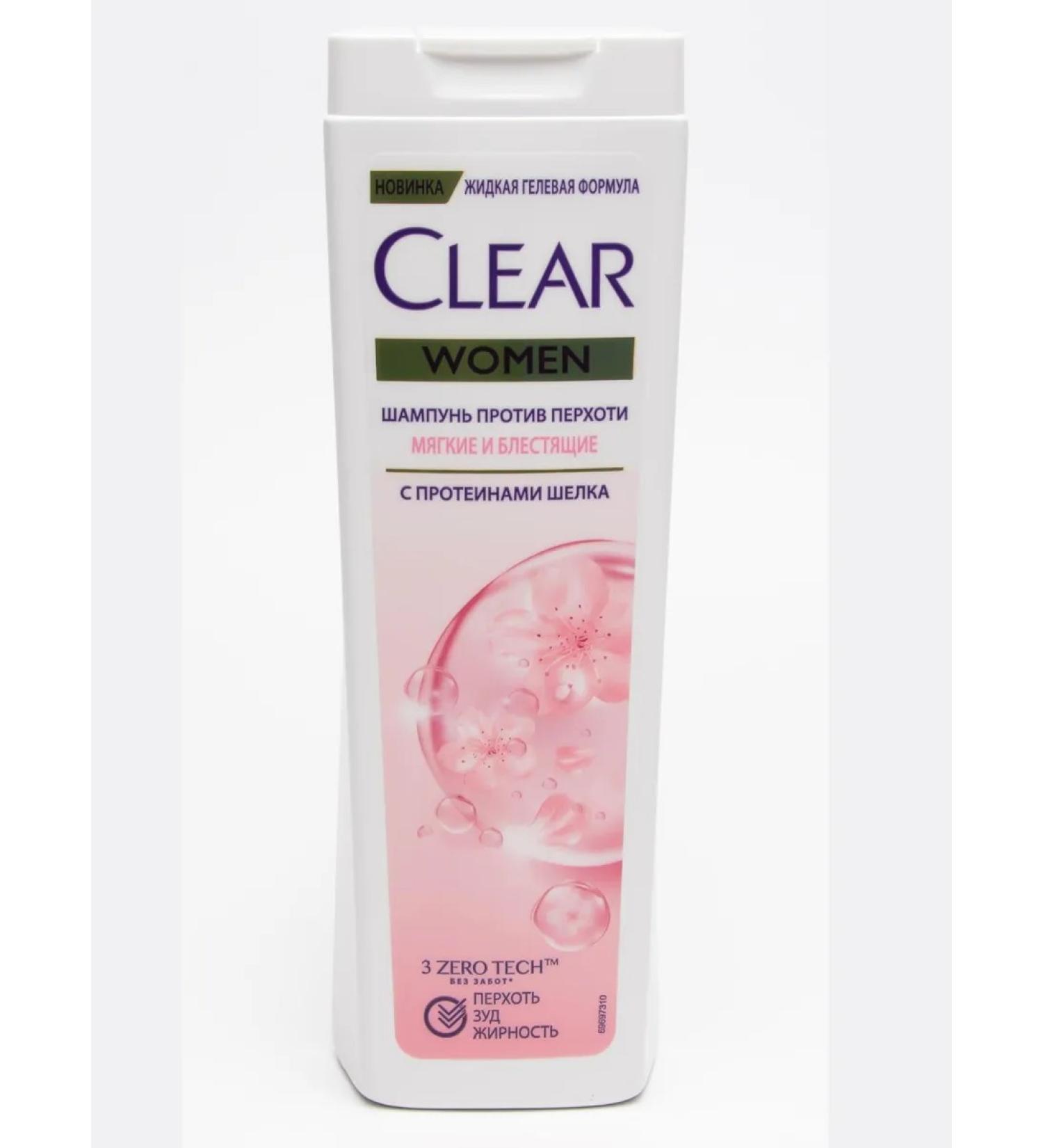 clear Shampoo against dandruff with silk proteins 380 ml