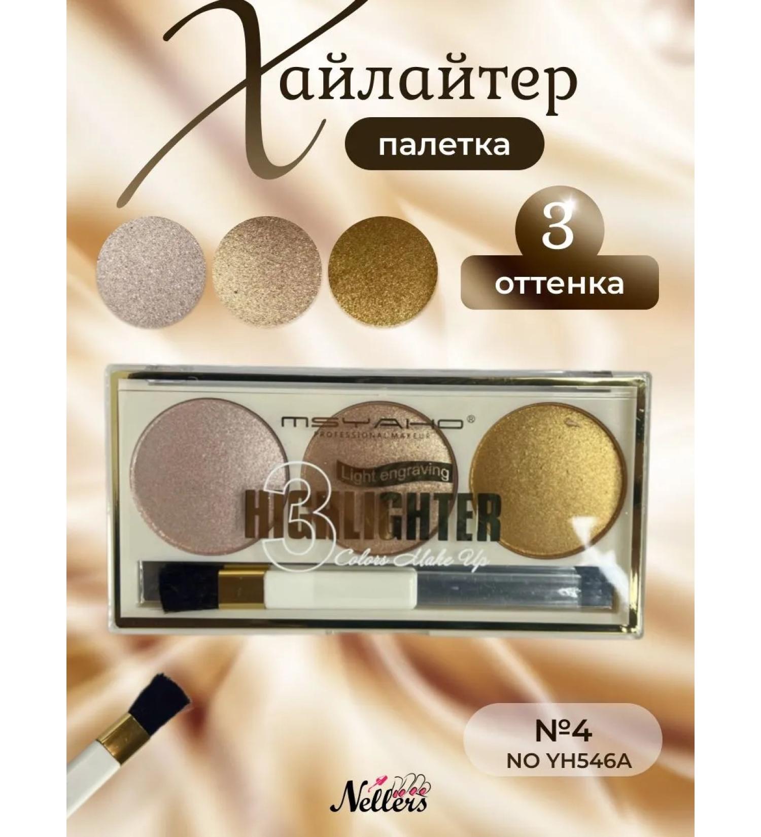 new AC Palette Highlighter for Facial Face Tone 4