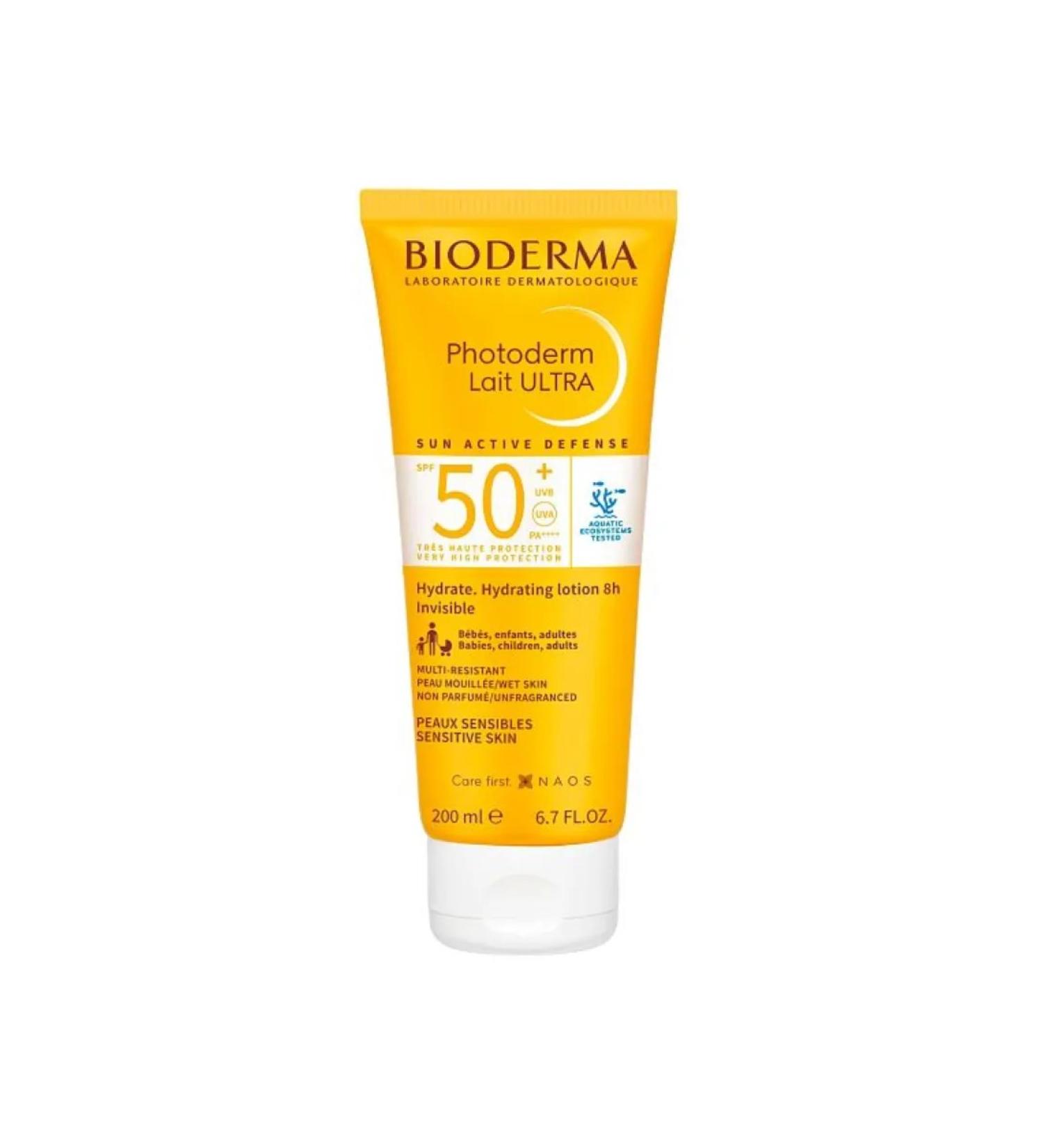 Bioderma Biooderm Milk Photoderm Lait Ultra SPF 50+ 200 ml - Buy Online on GoSupps.com