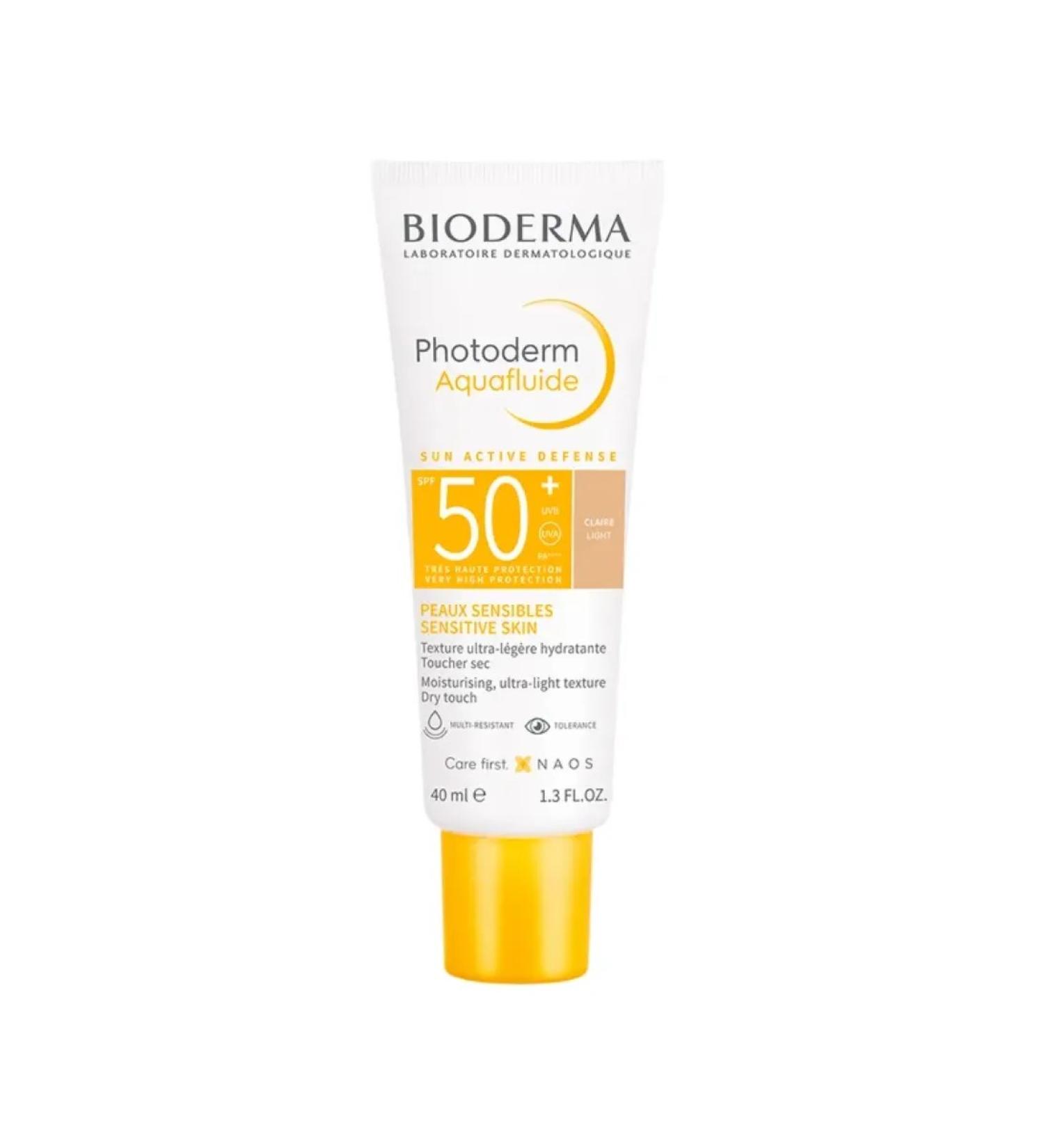 Bioderma Biooderm Fluid Photoderm Aquafluide SPF 50+ 40 ml tone Light - Buy Online on GoSupps.com
