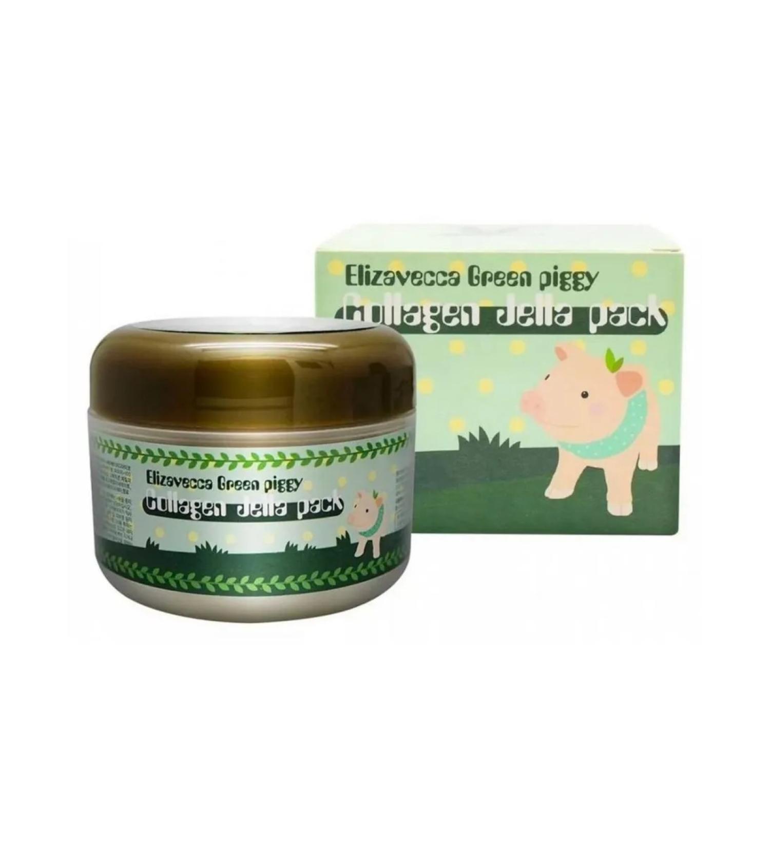 Elizavecca Green Piggy Collagen Jella Pack Gel Collagen Mask