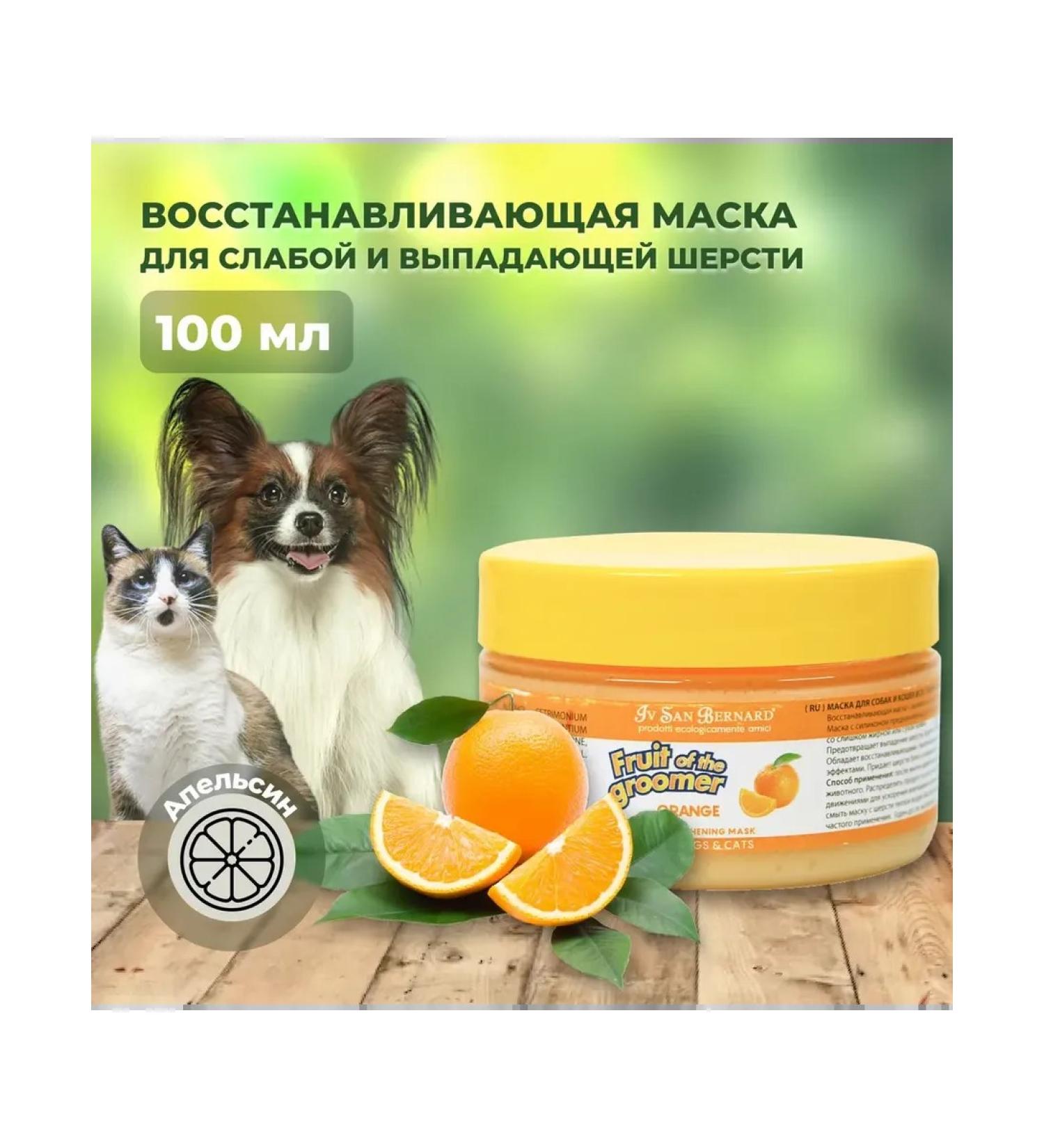 iv san bernard Orange mask for weak dropping wool 100 ml - Buy Online on GoSupps.com