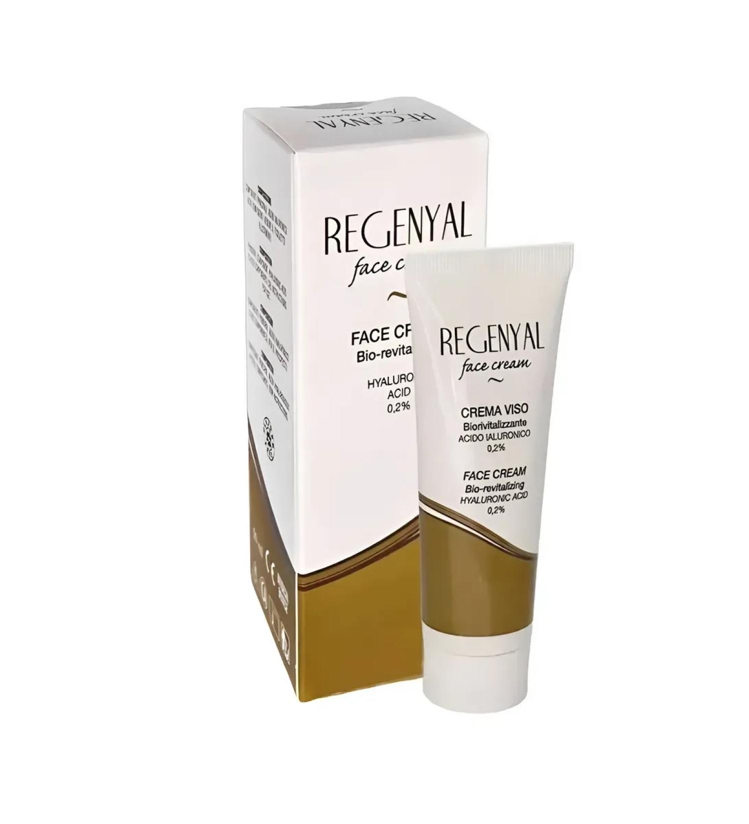 REGENYAL Moisturizer for face cream with hyaluronic acid 50 ml - Buy Online on GoSupps.com