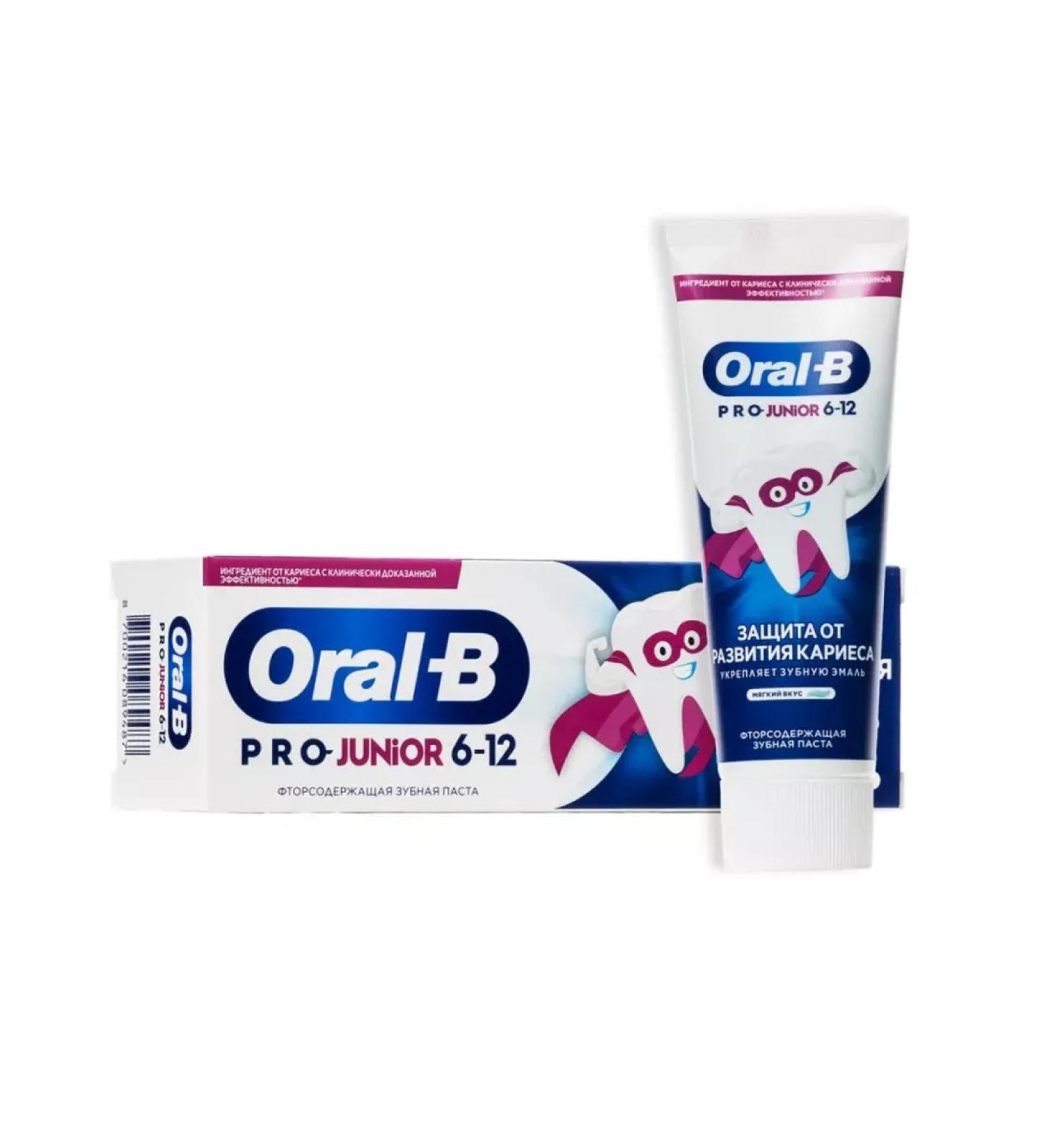 Oral-B Toothpaste Baby Pro-Junior Soft taste 75ml - Buy Online on GoSupps.com