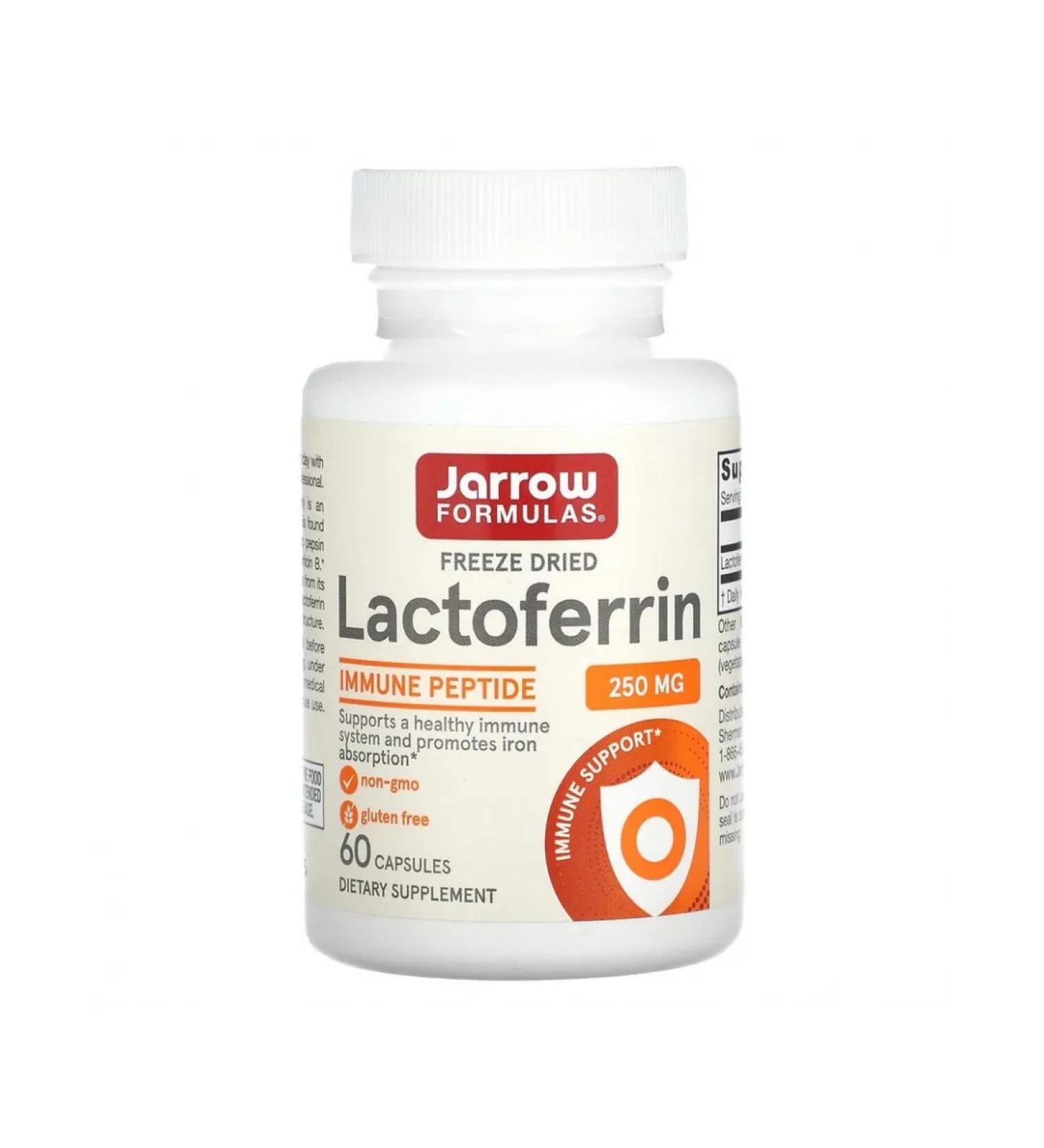 Jarrow Formulas Lactoferrin Lacterrin 250 mg 60 capsules