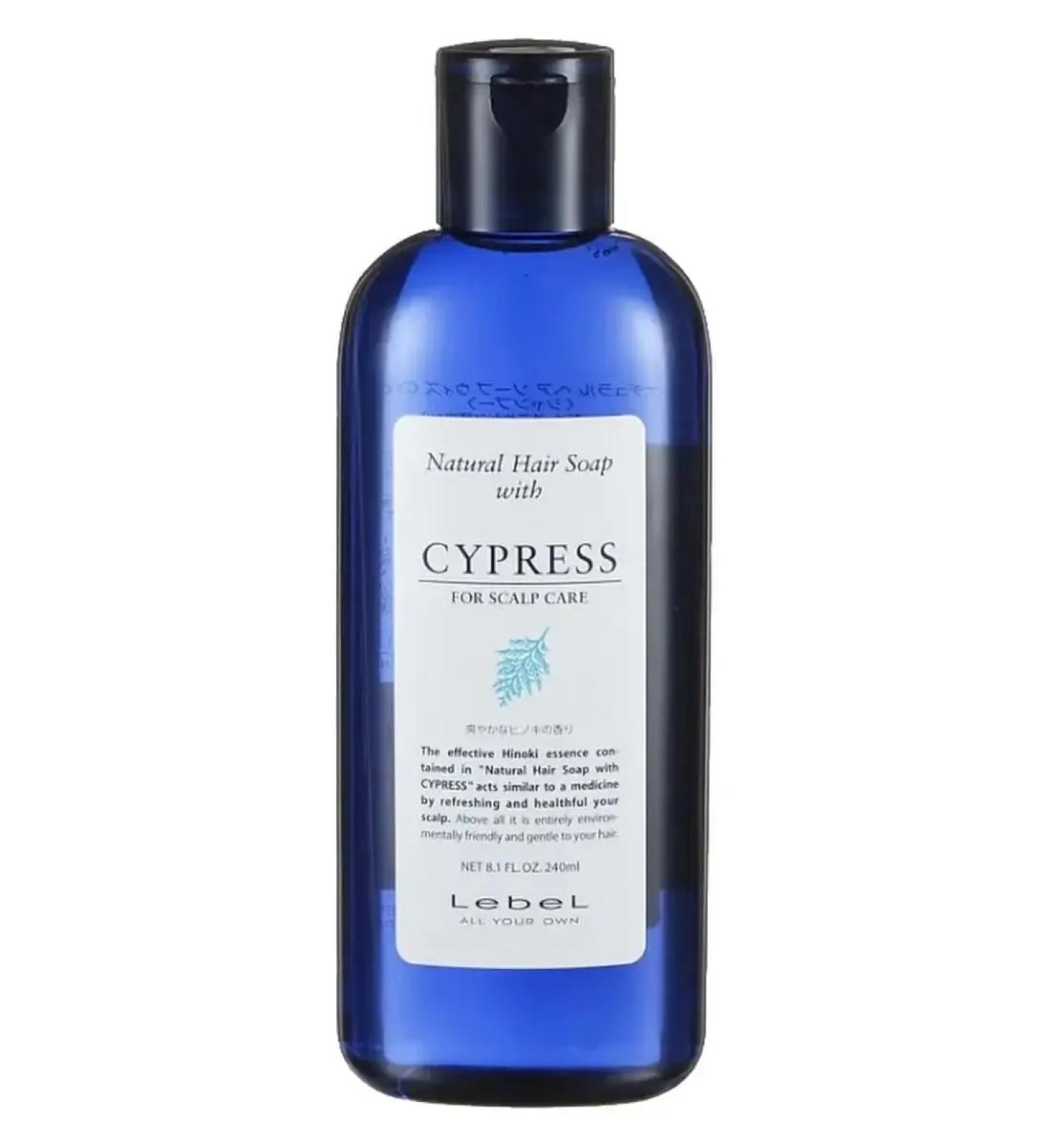 LebeL Natural Hair Soap Cypress - 240 ml shampoo against dandruff