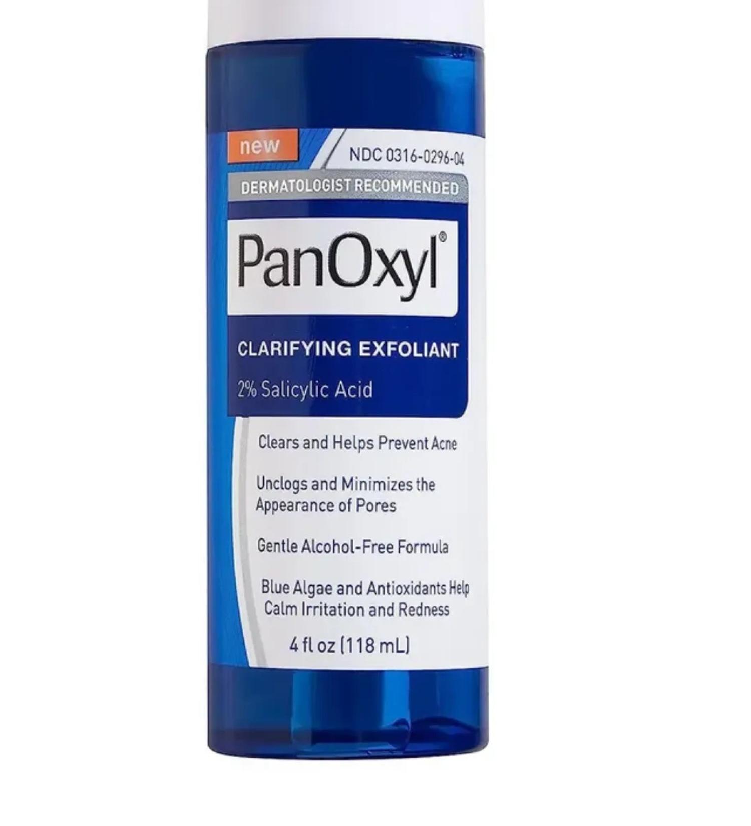 PanOxyl Clarifying exfoliant 2% salicylic acid