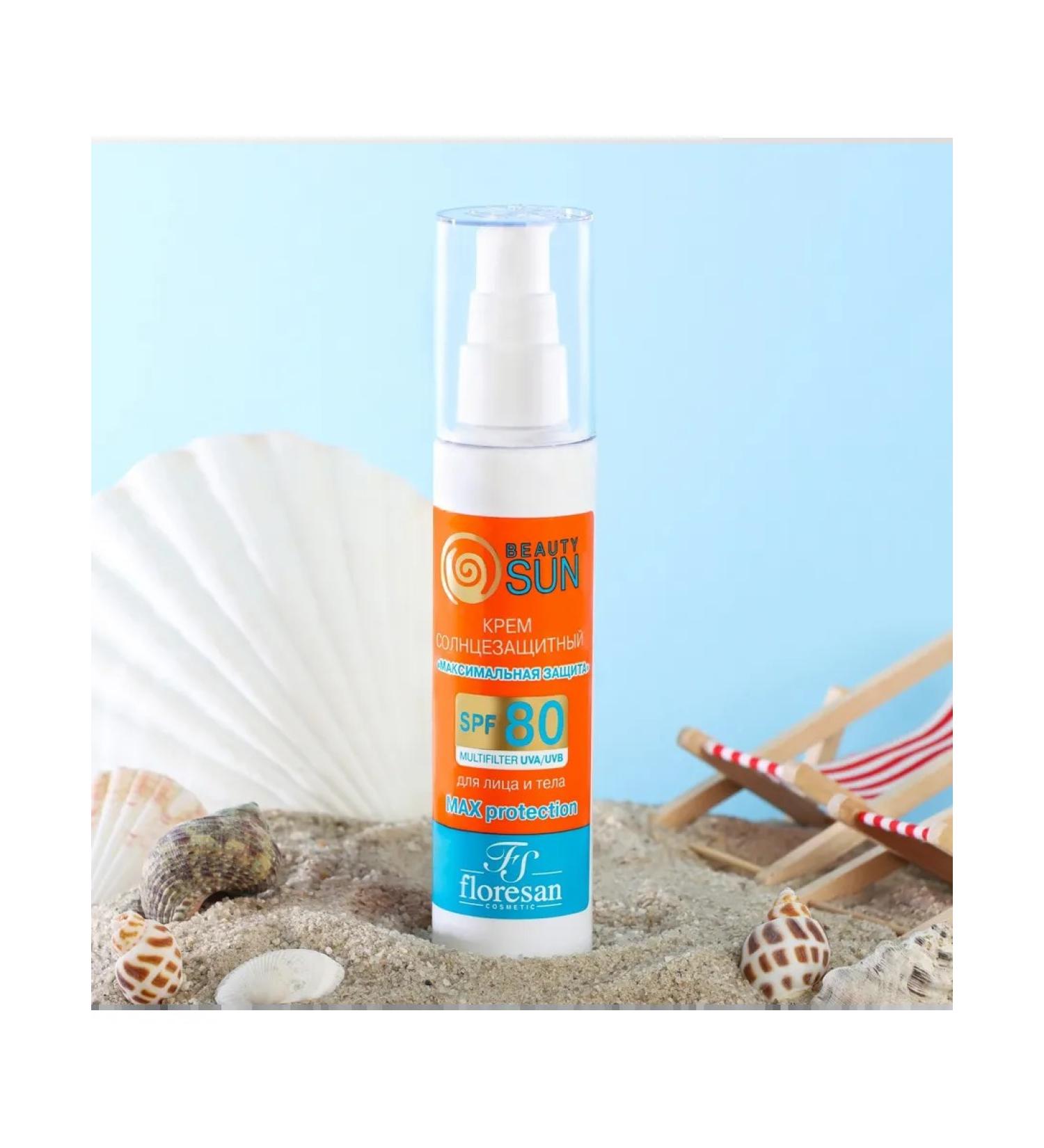 Floresan The sun -protection cream Beauty Sun "Maximum protection - Buy Online on GoSupps.com