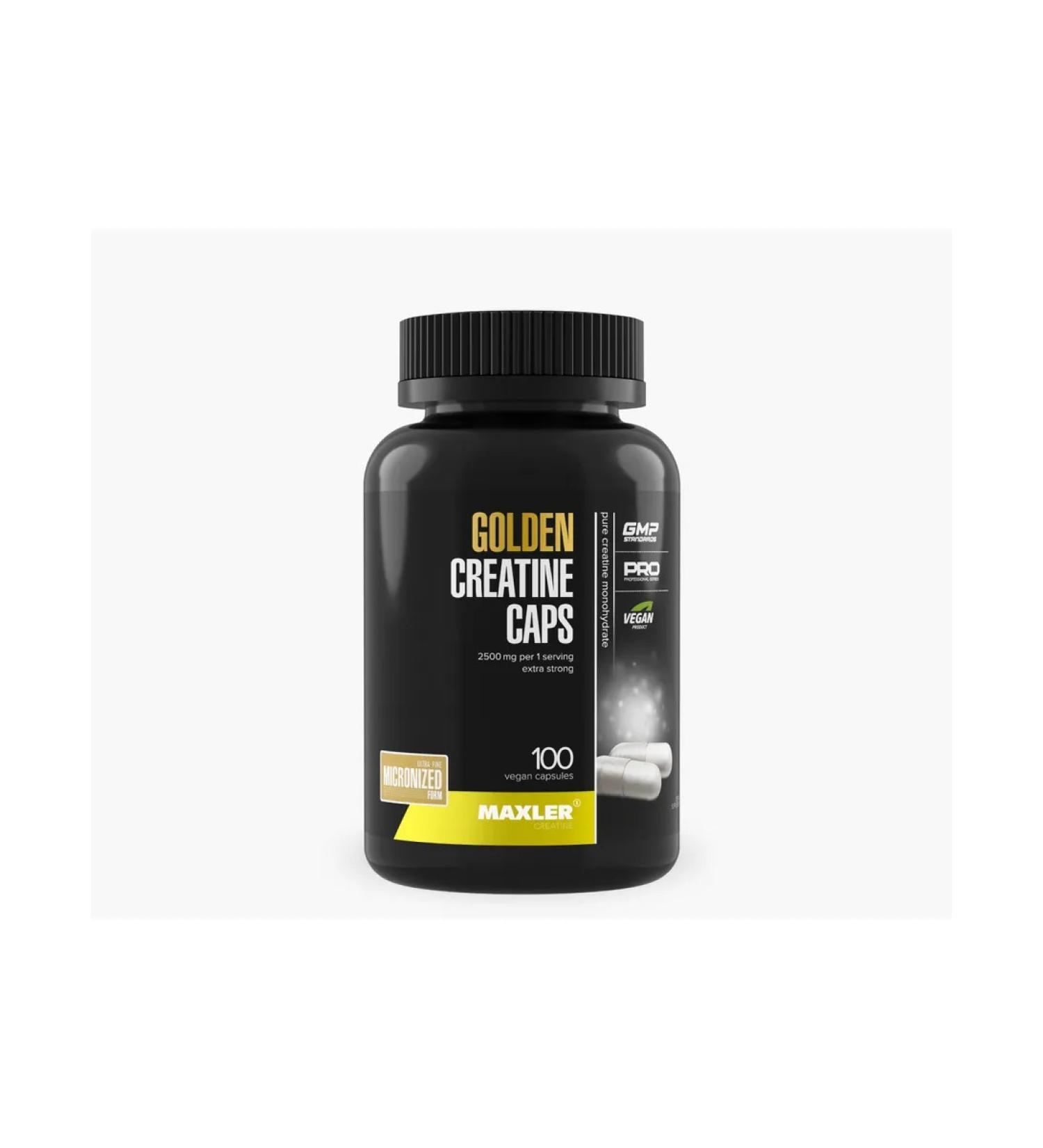 Creatine Maxler 100% Golden Creatine Caps 100 vcaps