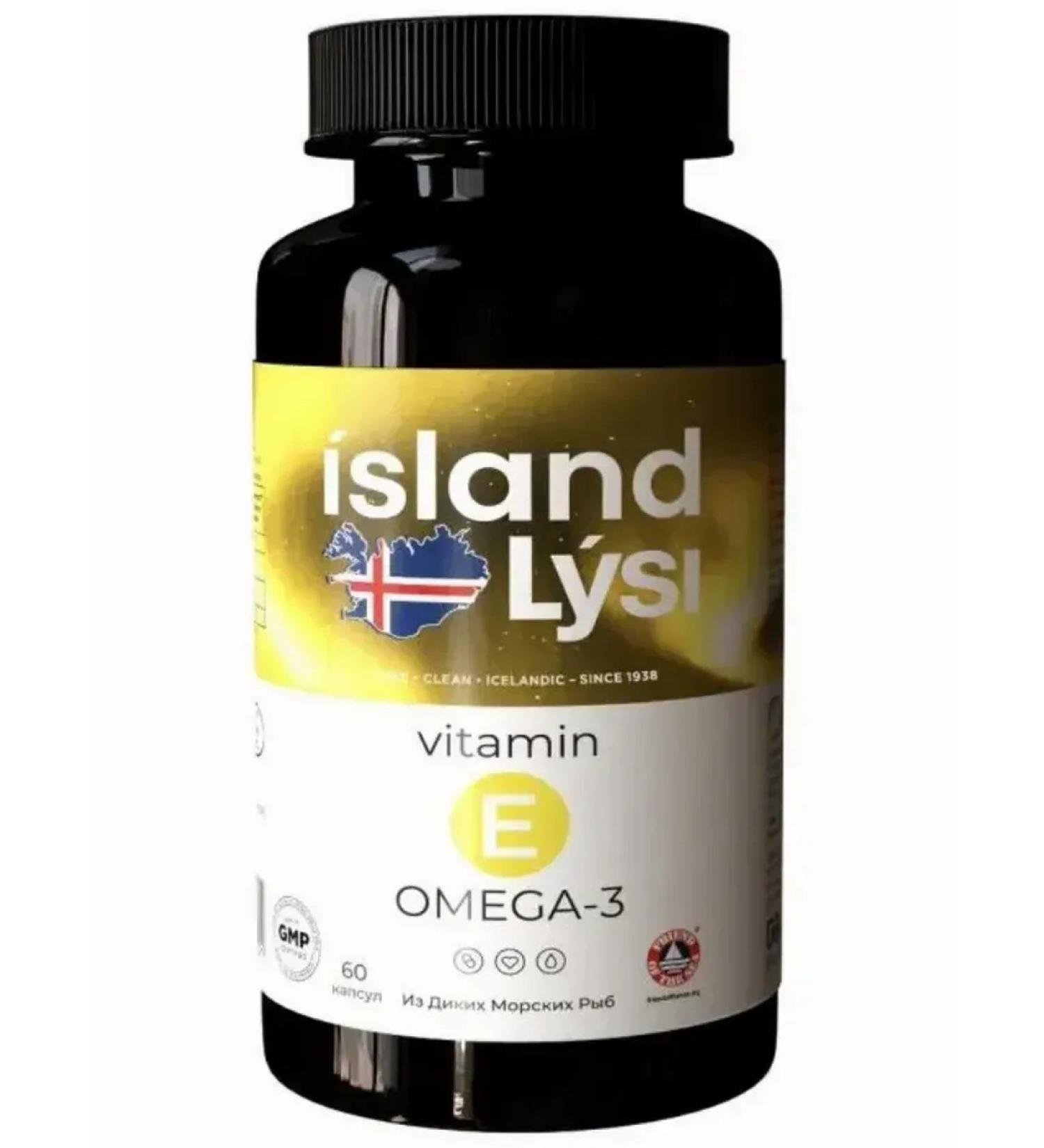 Lysi Omega-3 complex with vitamin E caps. No. 60 - Buy Online on GoSupps.com