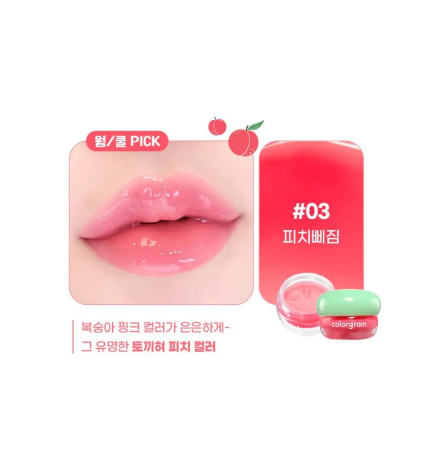 Colorgram Jam for the lips "Tintin Dori" peach jam 3.5 grams - Buy Online on GoSupps.com