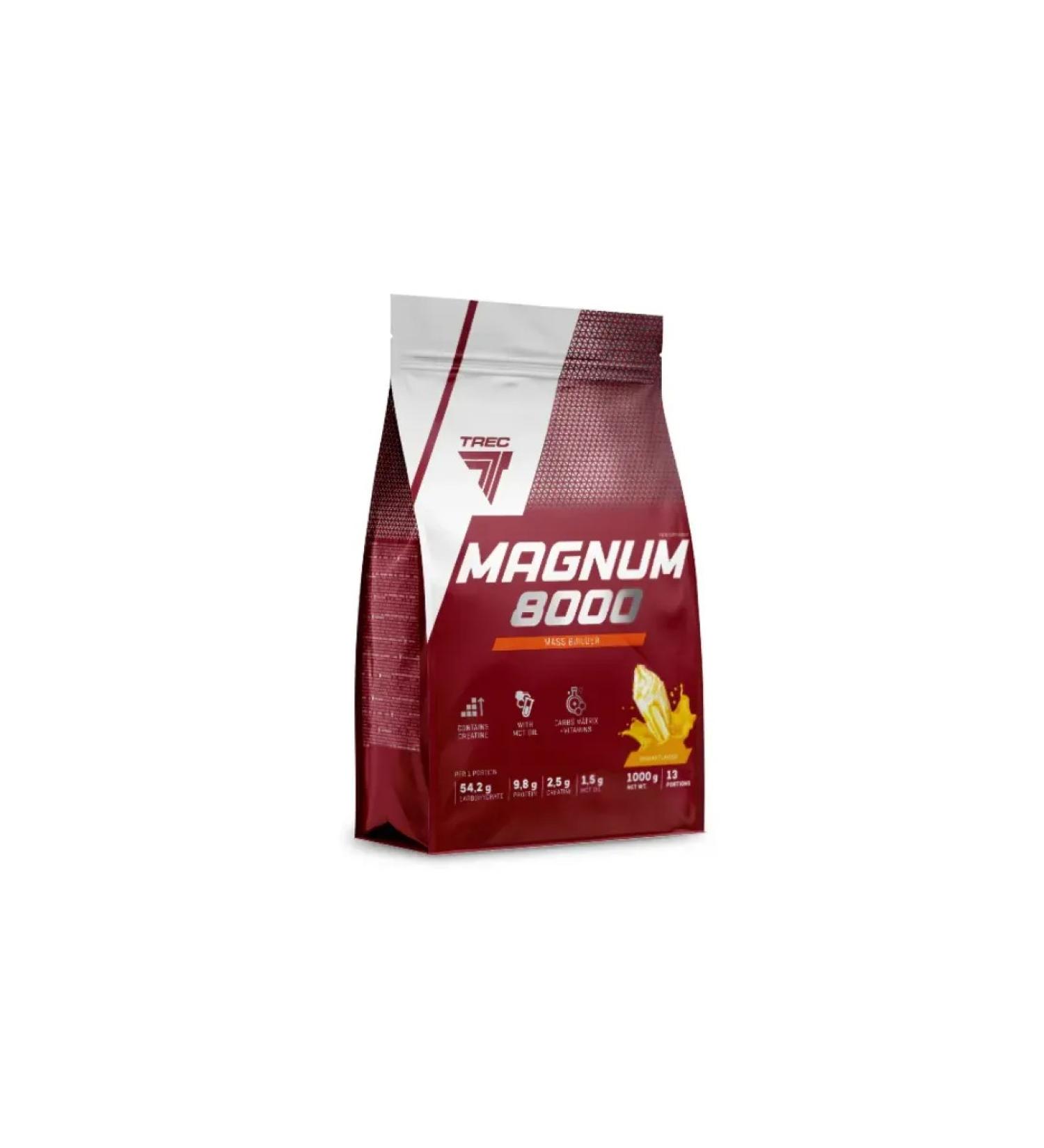 Trec Nutrition Gainer for Mushech mass Magnum 8000 1000g Karam Vanil