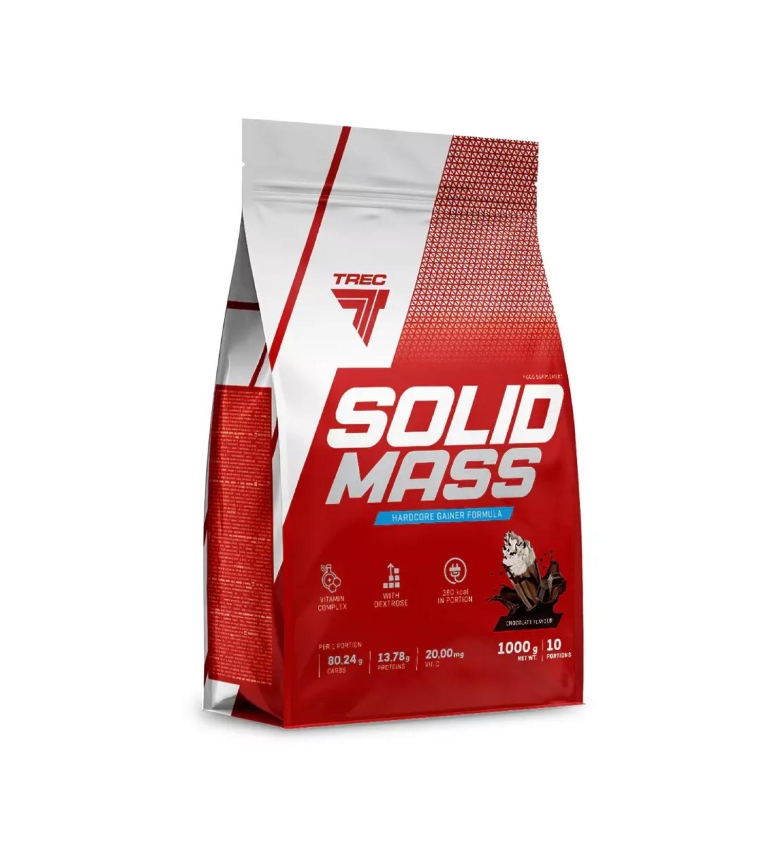 Trec Nutrition Heiner for recruiting muscle mass Solid Mass 1000g strawberries