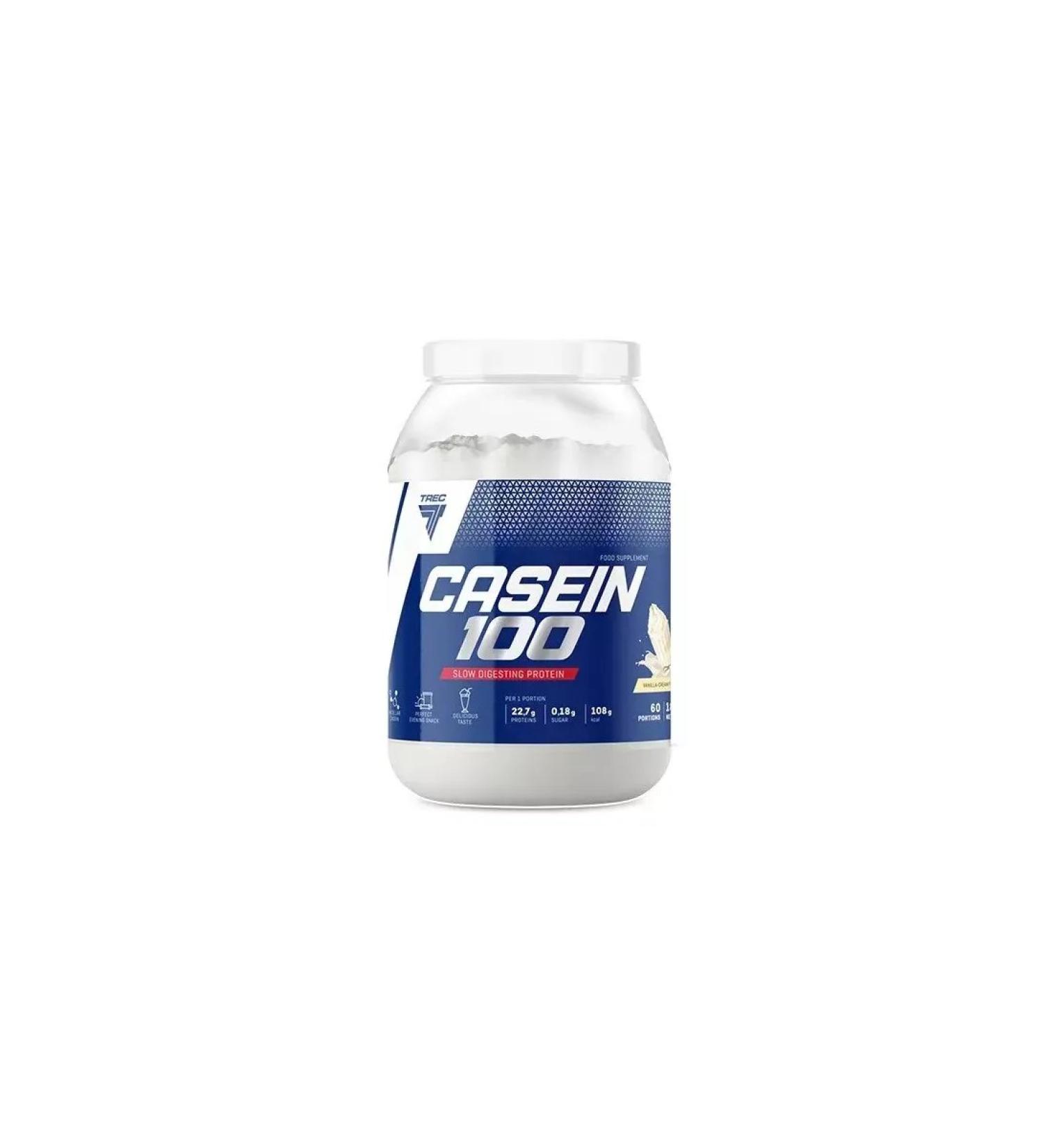 Trec Nutrition Casein Dairy Casein 100 for muscle growth 600 g vanilla